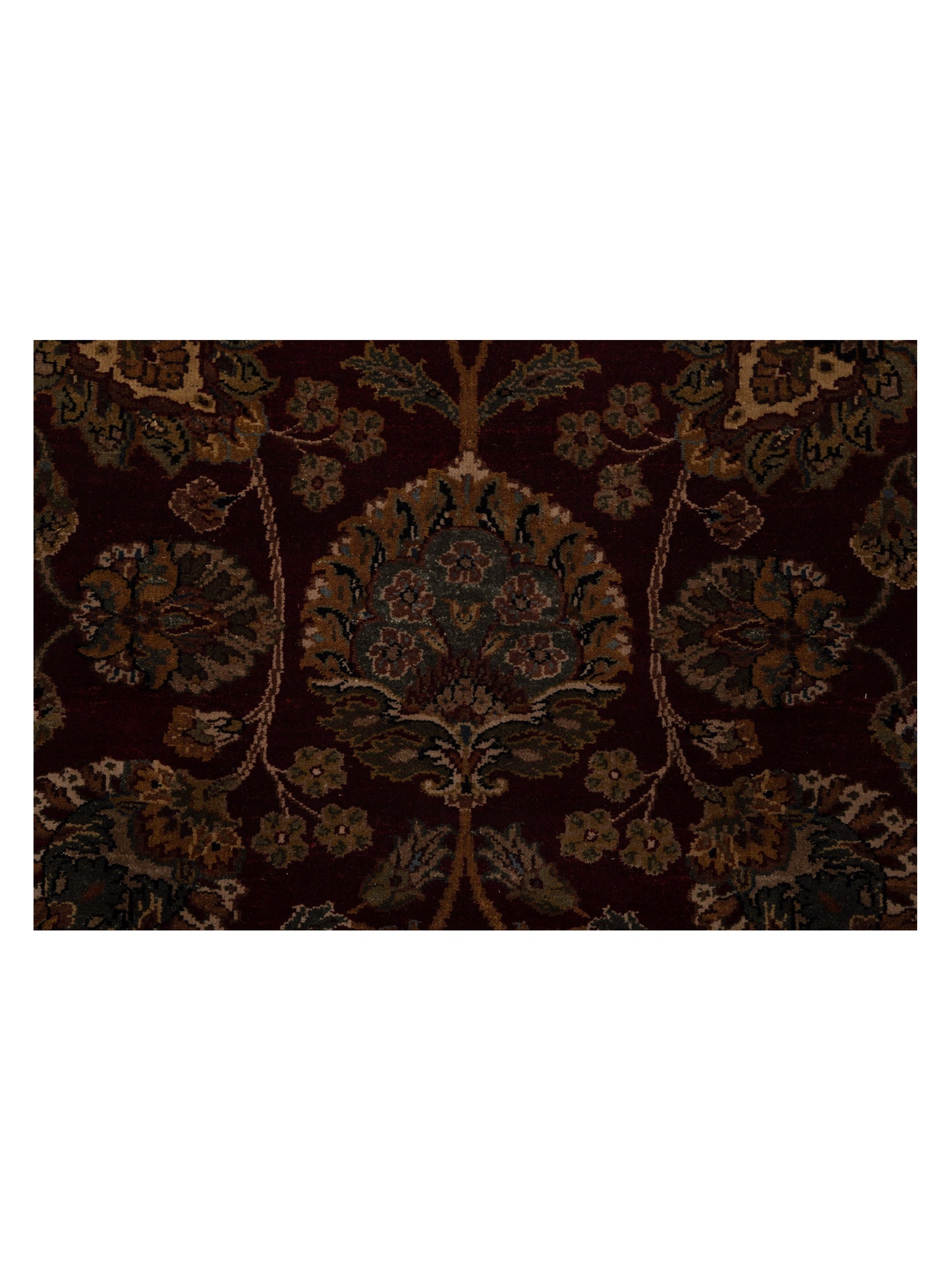 Crown 83899 Red Beige 8.1x10.2 Hand Knotted Rug