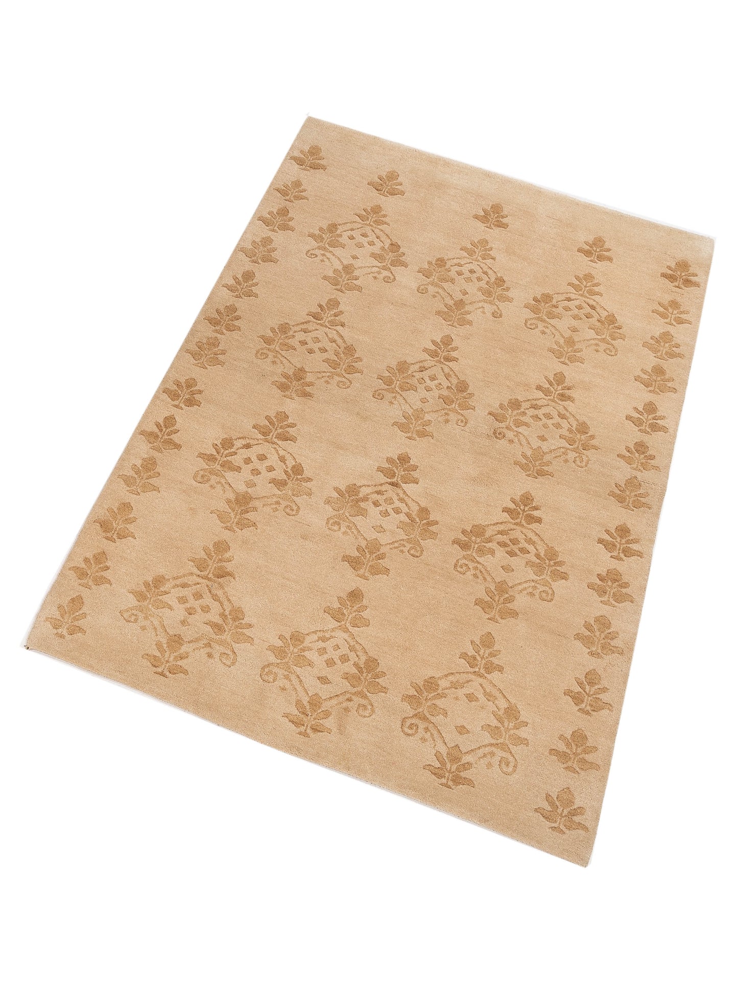 Himalayan 83956 Beige 5.7x8.5 Hand Knotted Rug