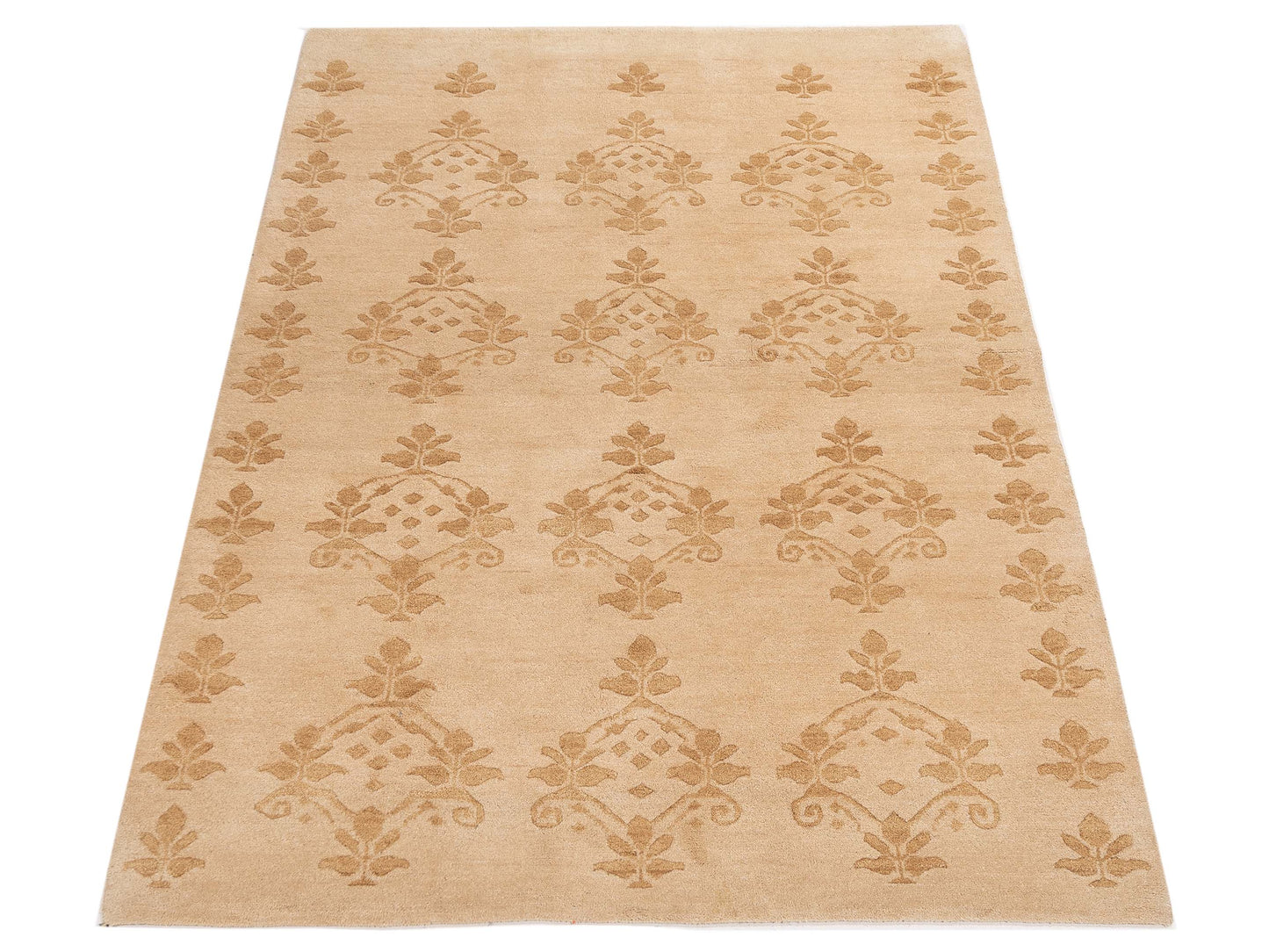 Himalayan 83956 Beige 5.7x8.5 Hand Knotted Rug