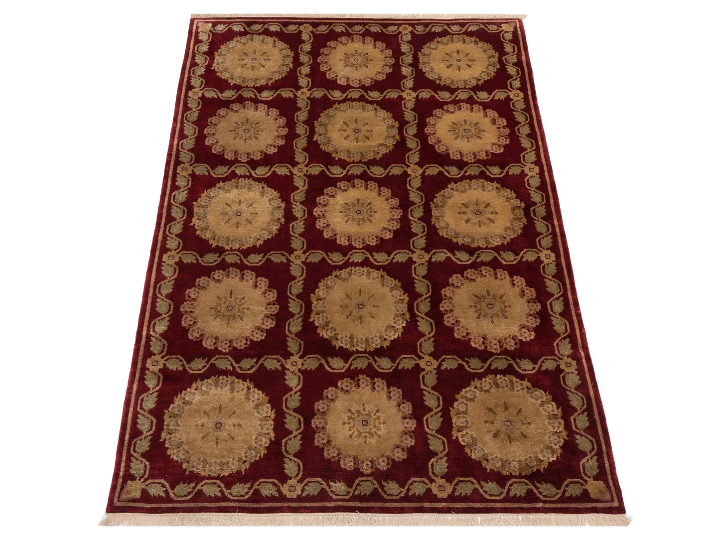 Himalayan 83979 Red 6.1x8.10 Hand Knotted Rug