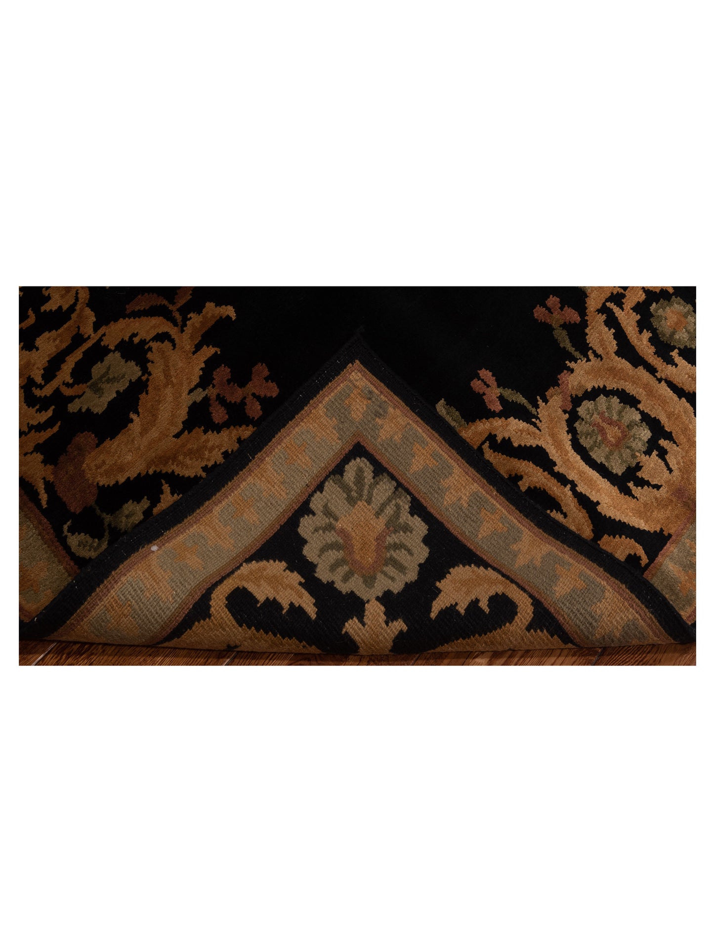 Himalayan 83981 Black 6.2x8.9 Hand Knotted Rug