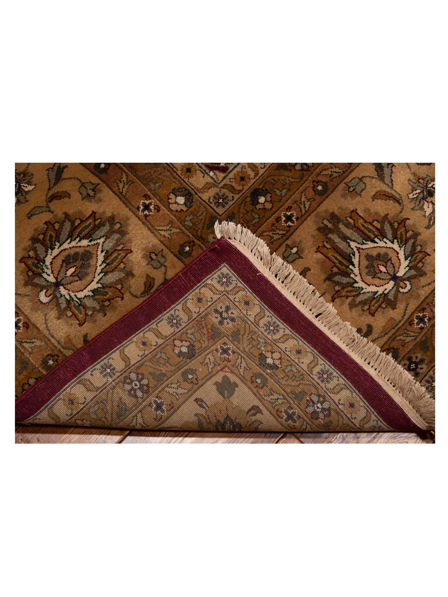 Crown 84097 Red Beige 12x18 Hand Knotted Rug