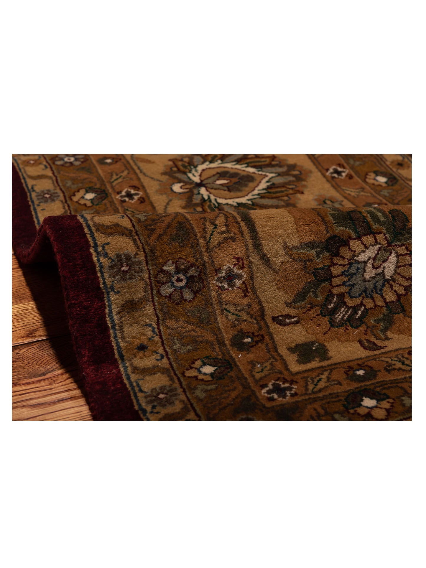 Crown 84097 Red Beige 12x18 Hand Knotted Rug