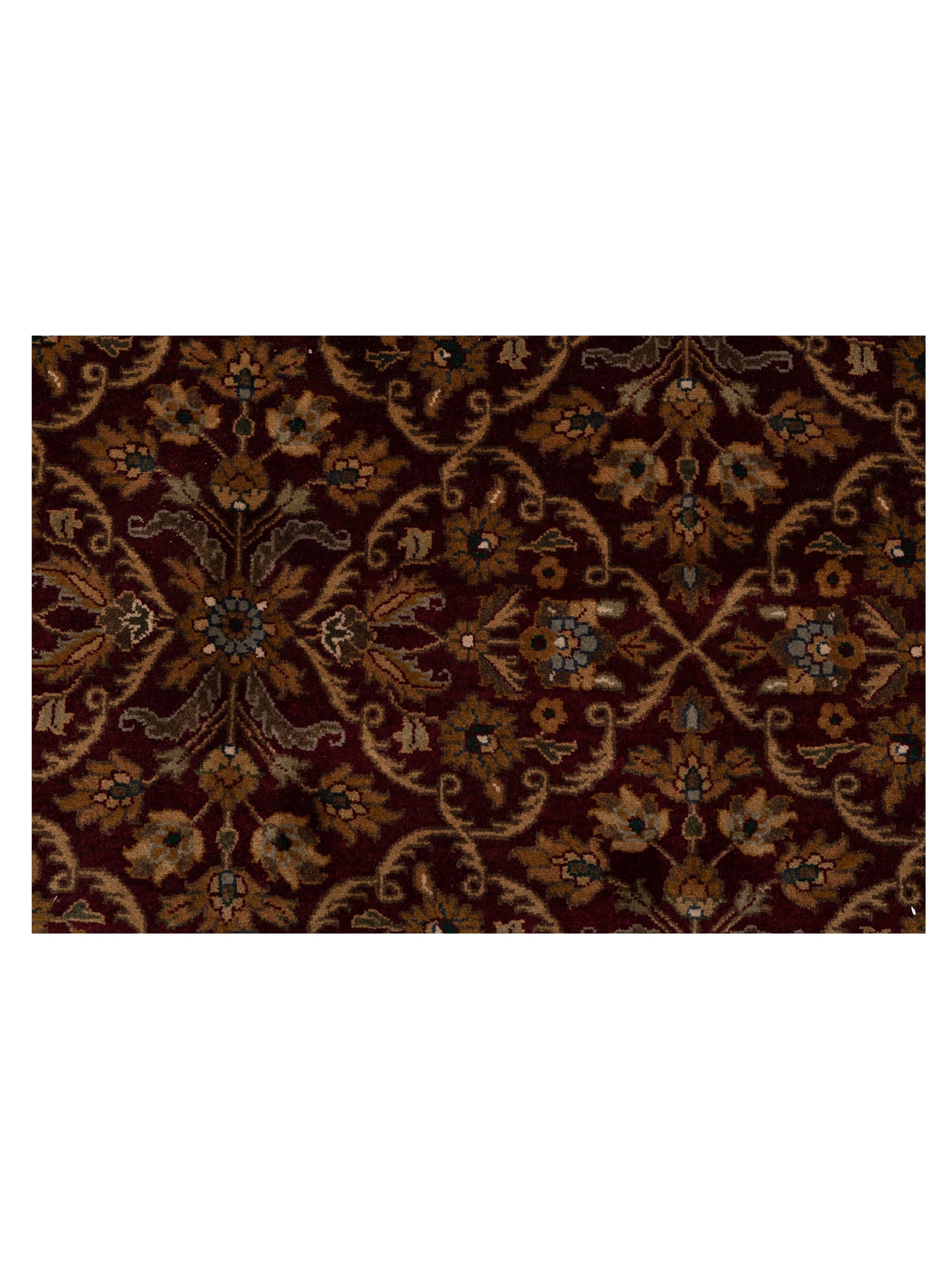 Crown 84097 Red Beige 12x18 Hand Knotted Rug