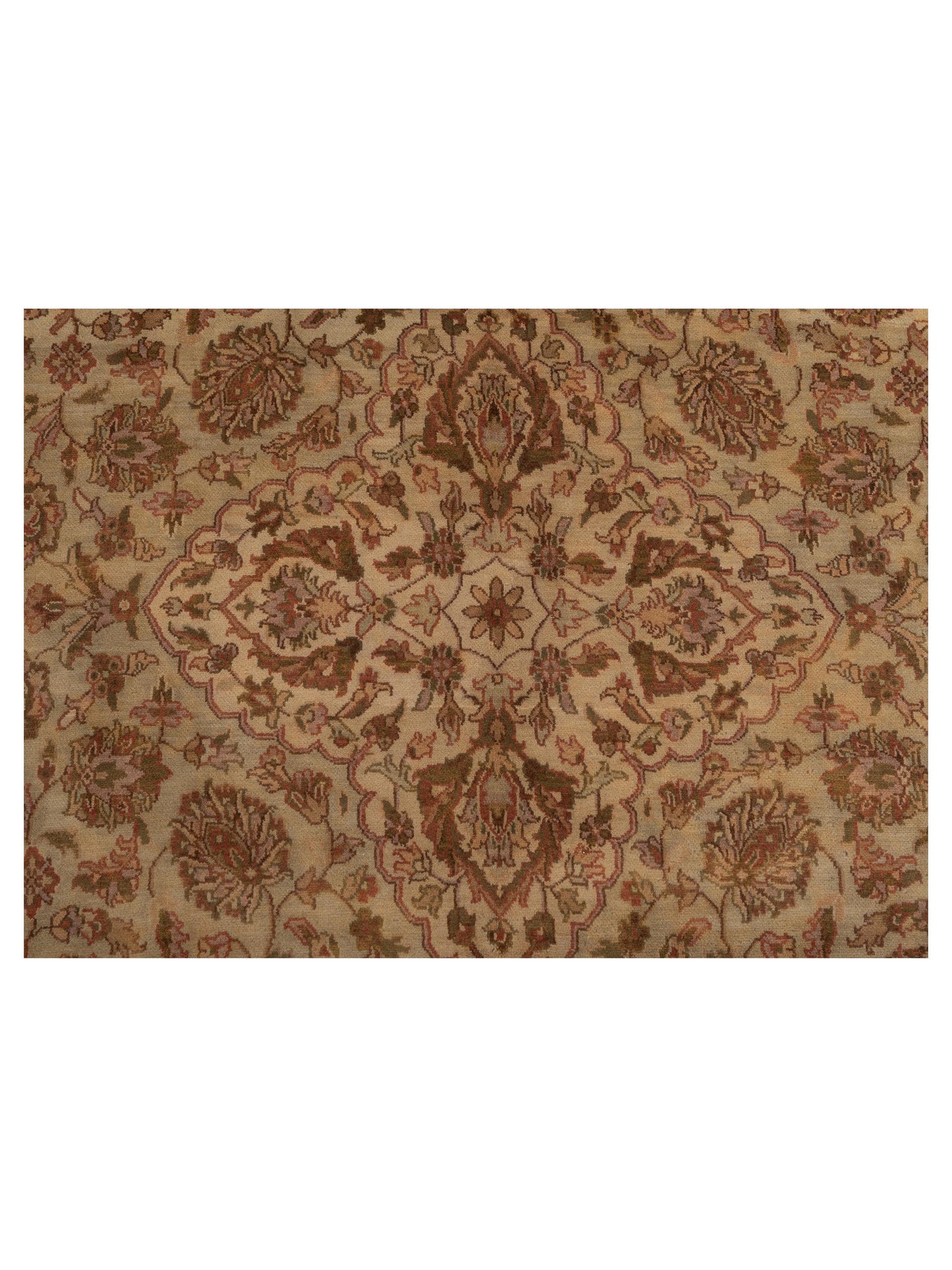 Jahan 84129 Beige Ivory 8x9.11 Hand Knotted Rug