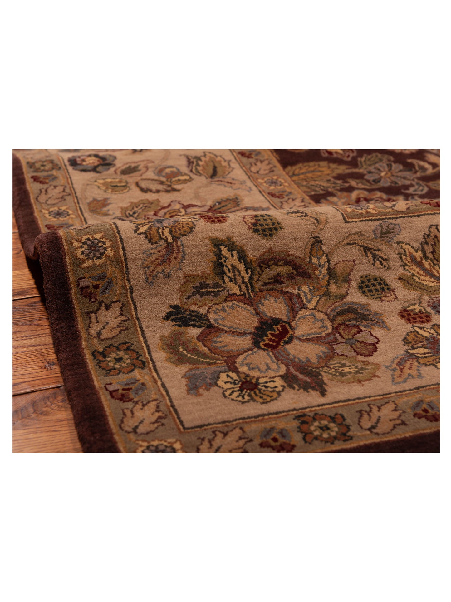 Jahan 84187 Purple Beige 9x11.11 Hand Knotted Rug