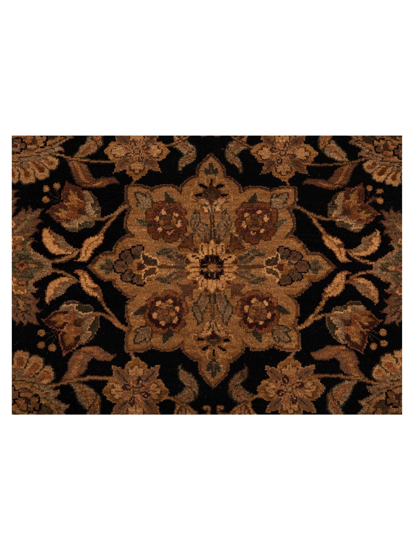 Jahan 84210 Black Gold 9.3x12 Hand Knotted Rug
