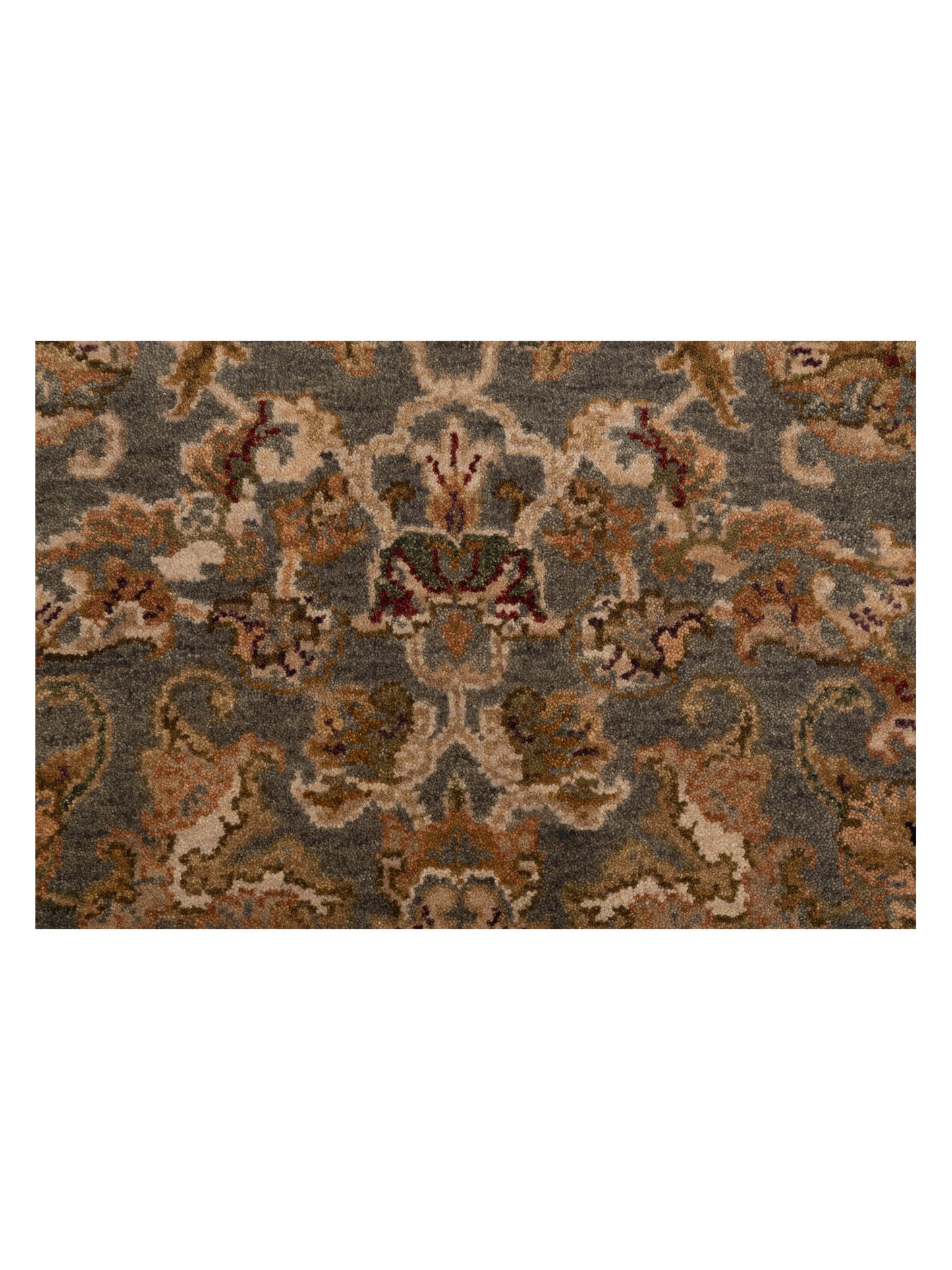 Jahan 84217 Silver Ivory 6.3x9.2 Hand Knotted Rug