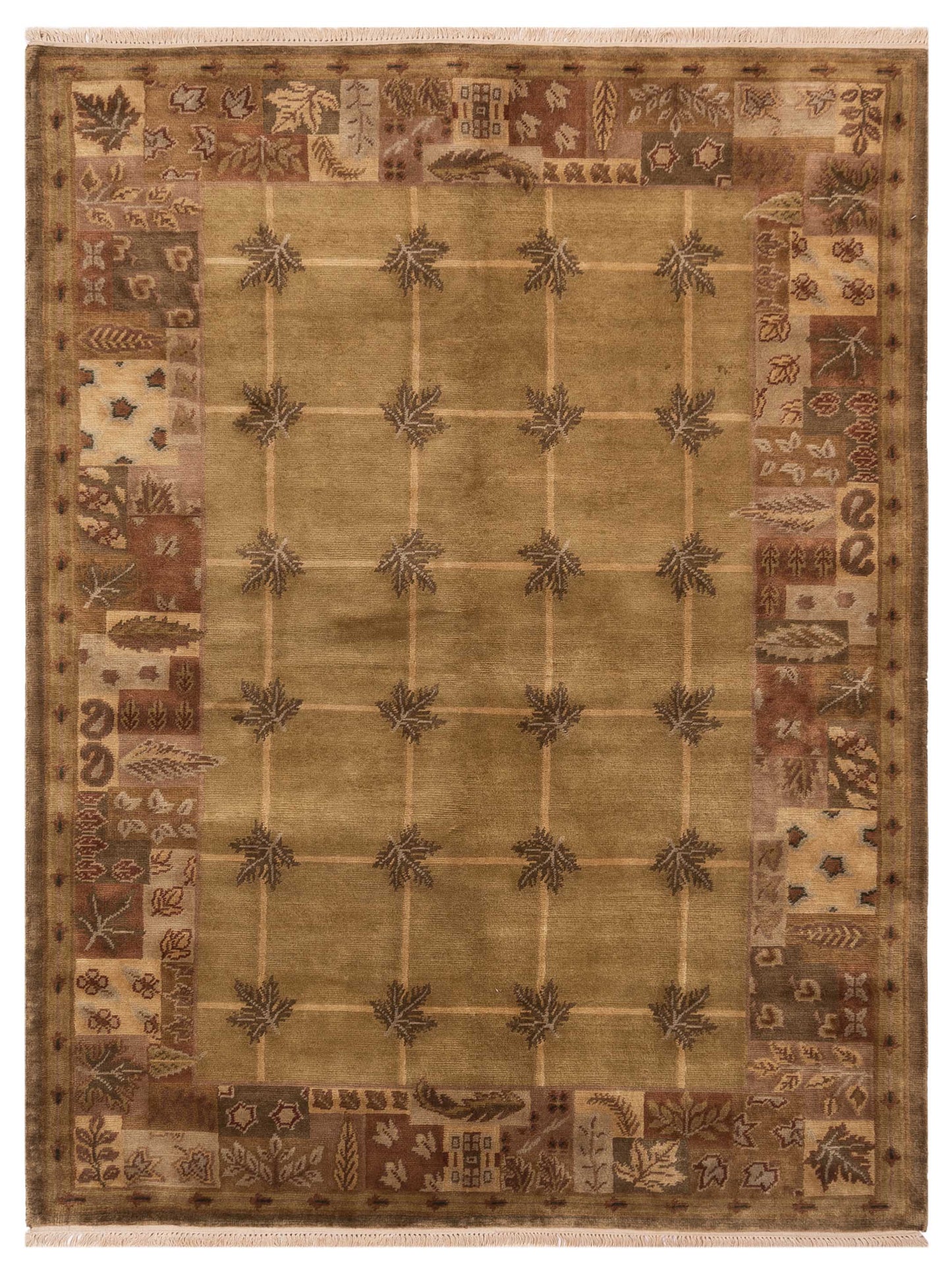 Siena Himalayan Olive Brown Contemporary