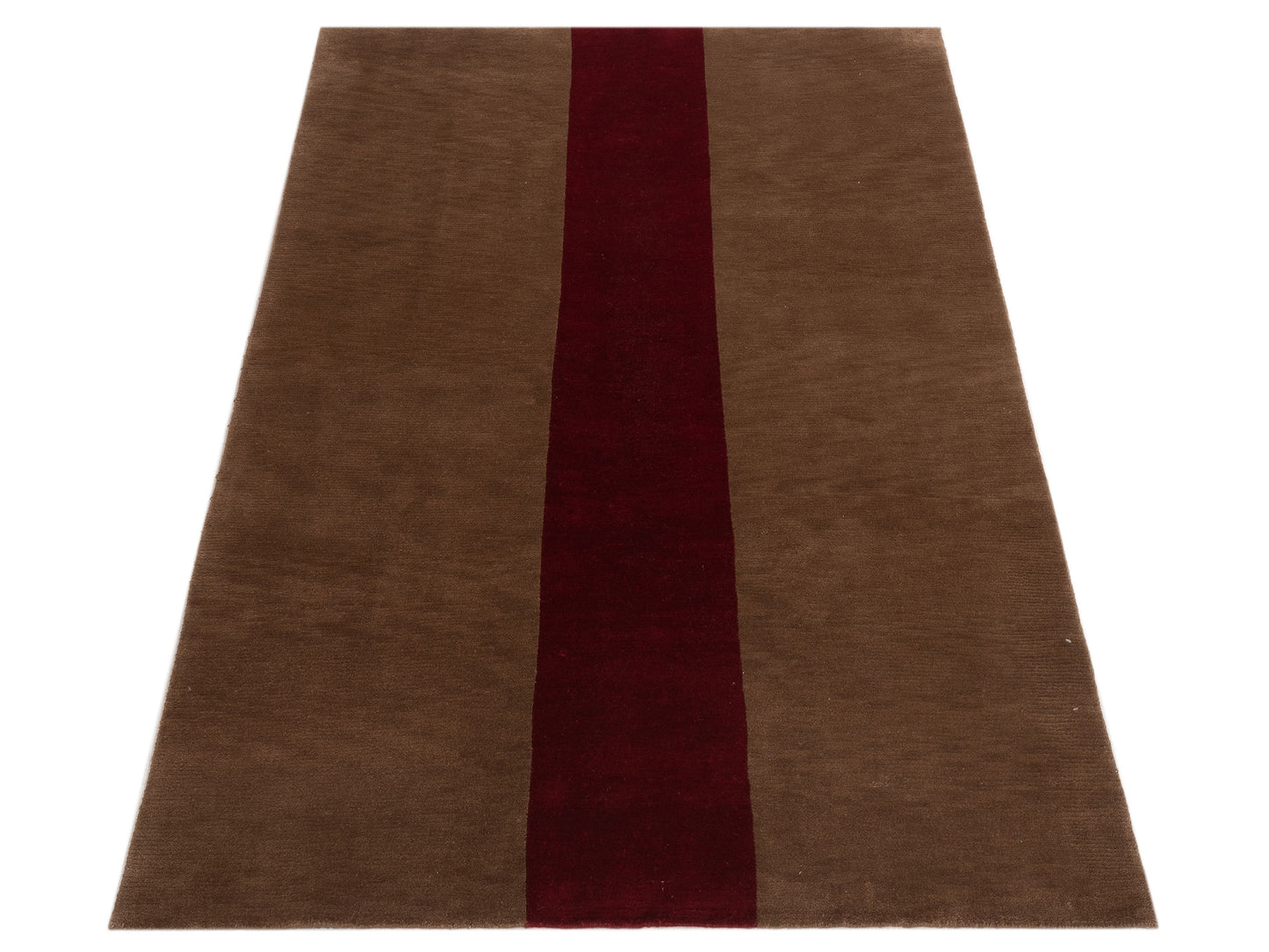 Himalayan 84262 Brown Red 5.7x7.11 Hand Knotted Rug