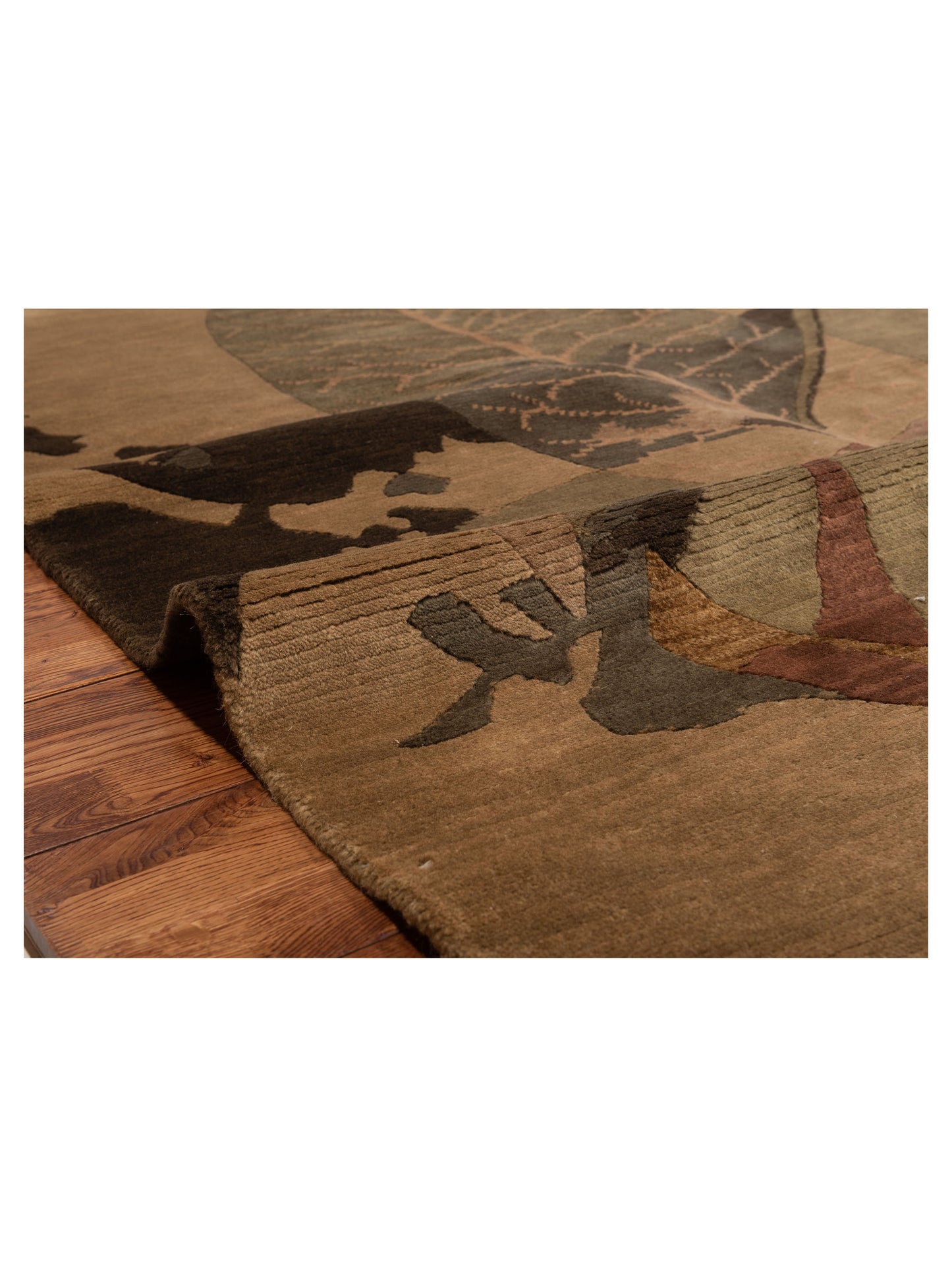 Himalayan 84814 Green 5.7x7.11 Hand Knotted Rug