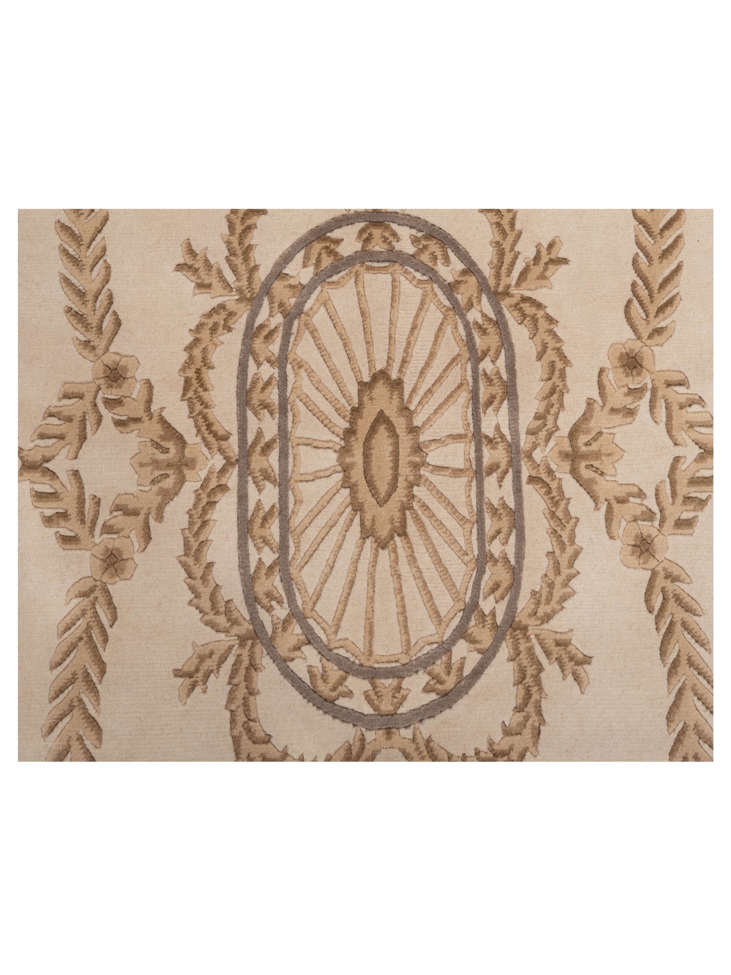 Himalayan 84824 Ivory 6.1x8.10 Hand Knotted Rug
