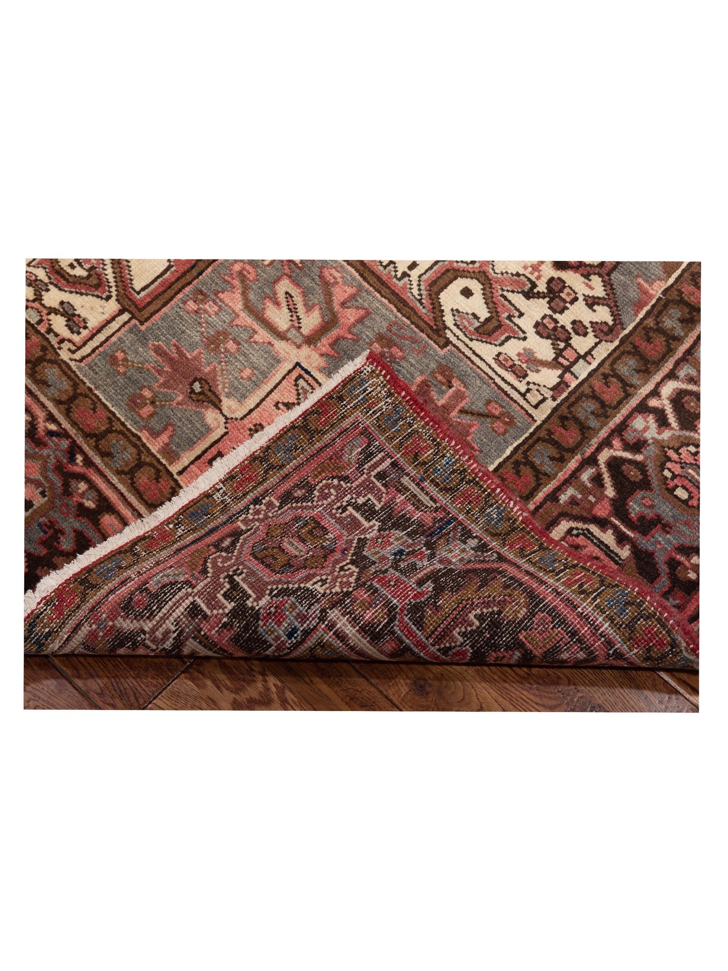 Antique Heirloom 85704 Red Brown 7.9x10.7 Hand Knotted Rug