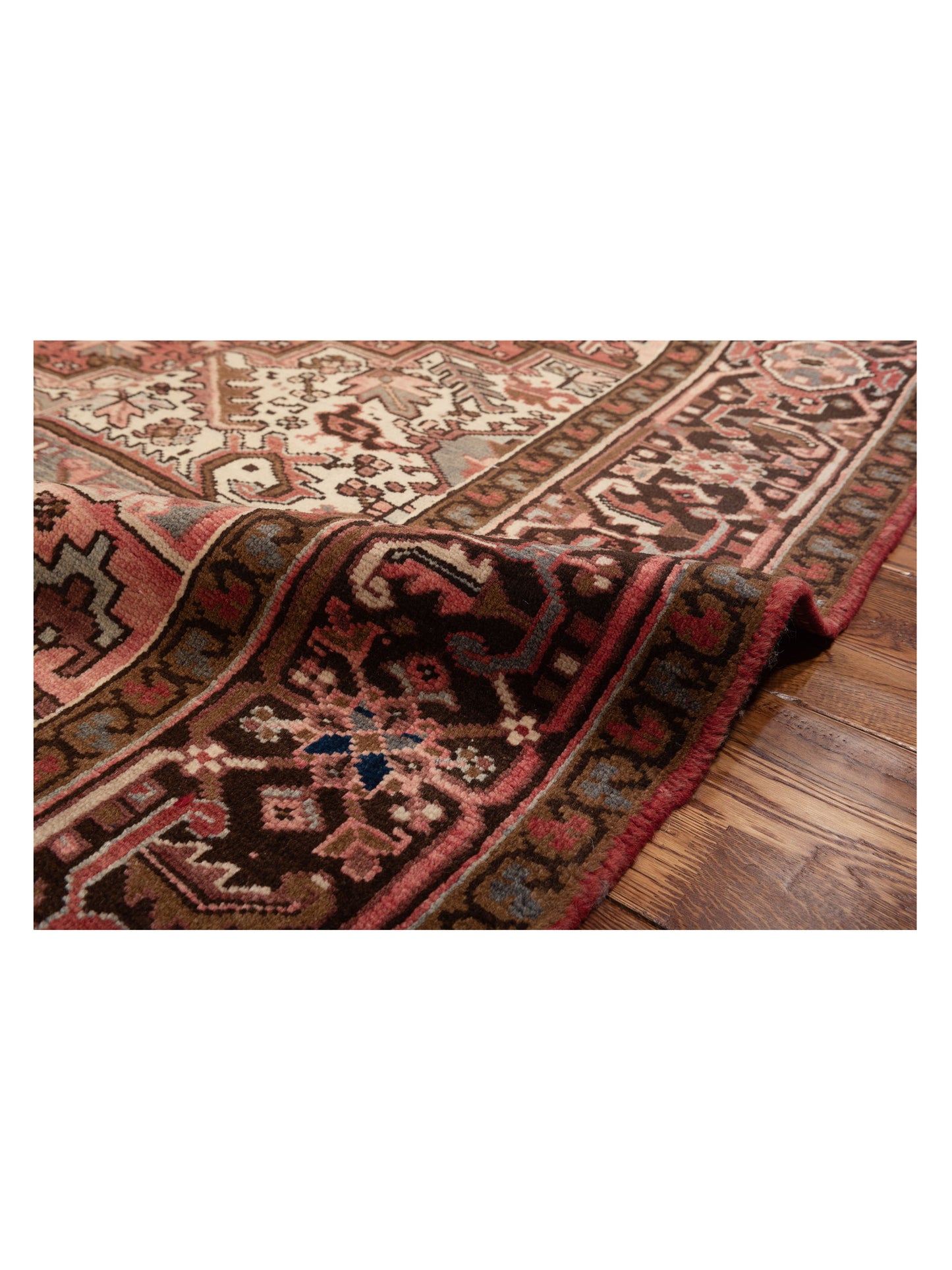 Antique Heirloom 85704 Red Brown 7.9x10.7 Hand Knotted Rug