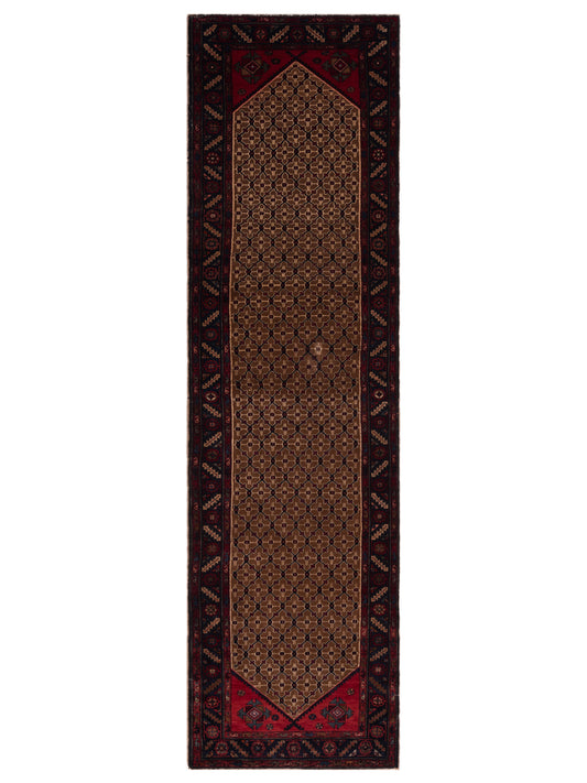 Pasha Antique Heirloom  Brown Navy Contemporary