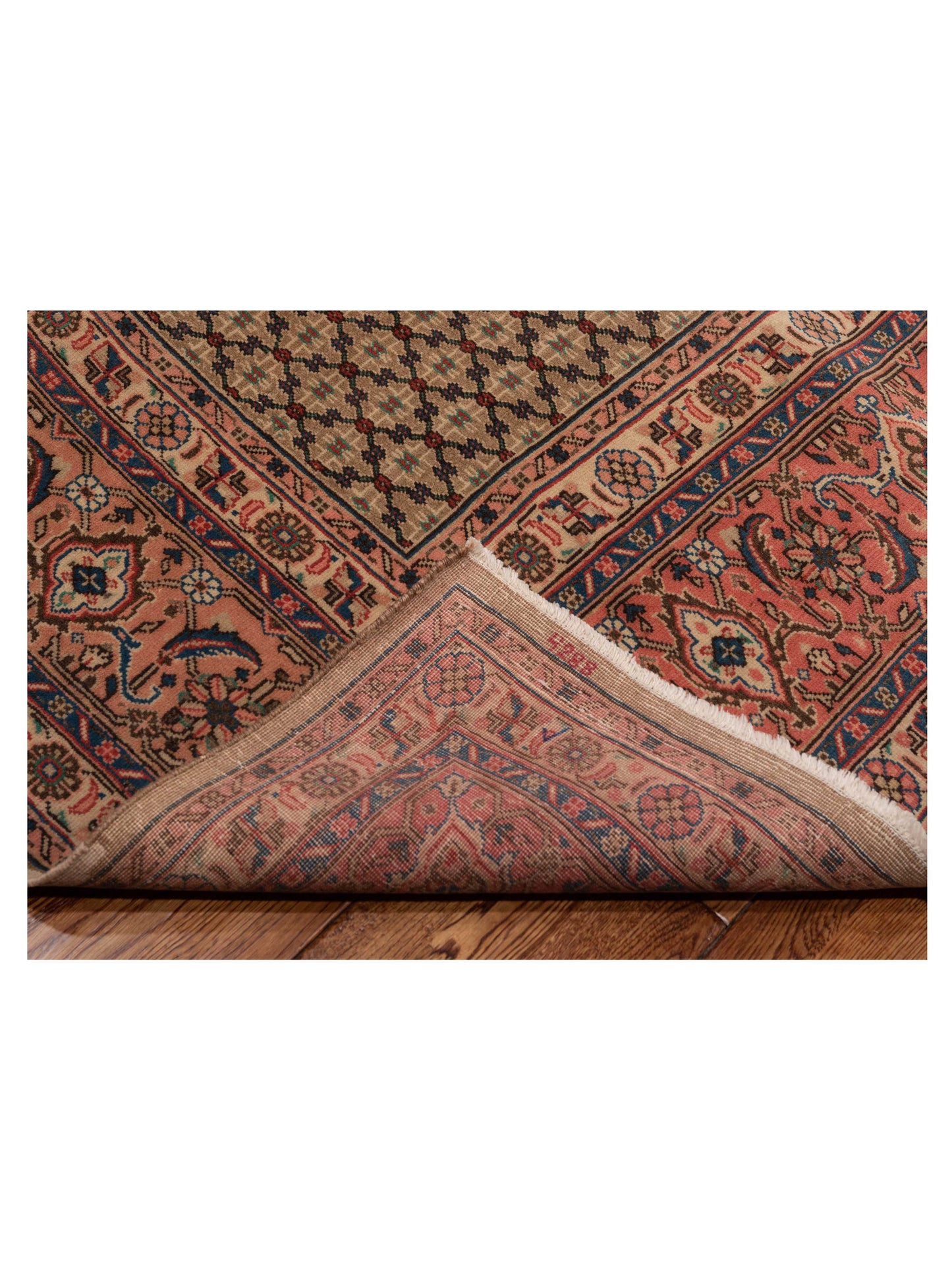 Antique Heirloom 85775 Brown Pink 6.9x9.9 Hand Knotted Rug