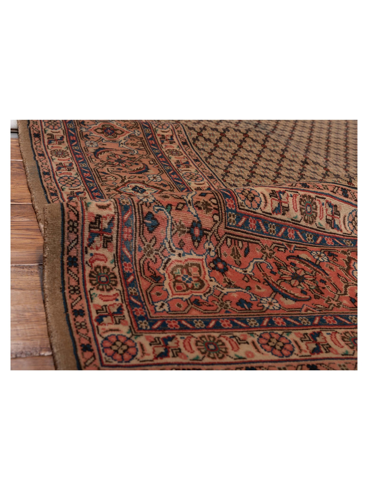 Antique Heirloom 85775 Brown Pink 6.9x9.9 Hand Knotted Rug