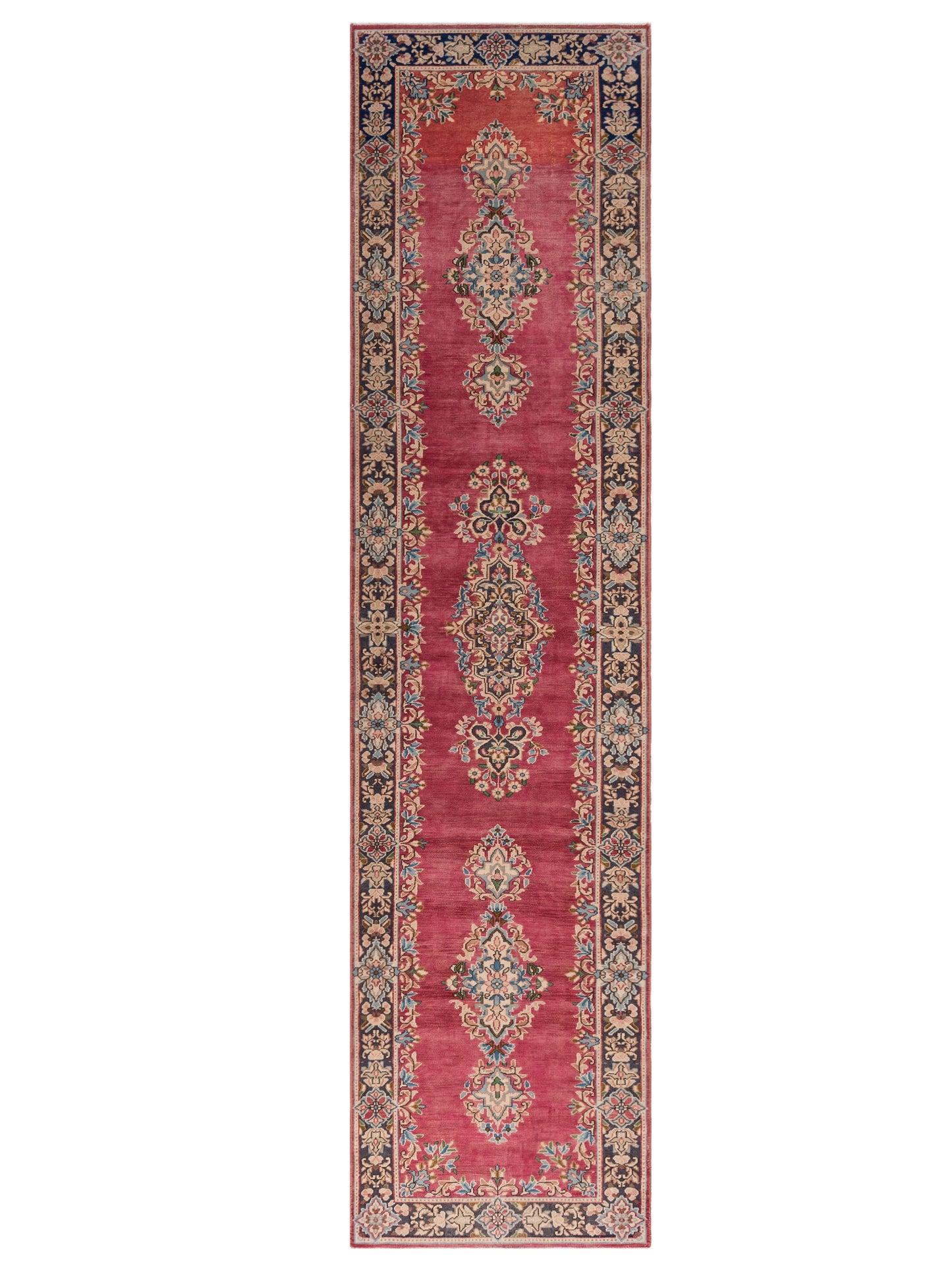 Pasha Antique Heirloom Pink Brown Traditional