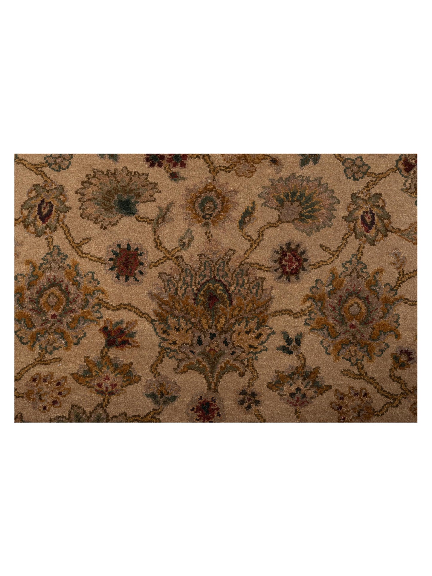 Crown 85815 Cream Beige 8.2x9.7 Hand Knotted Rug