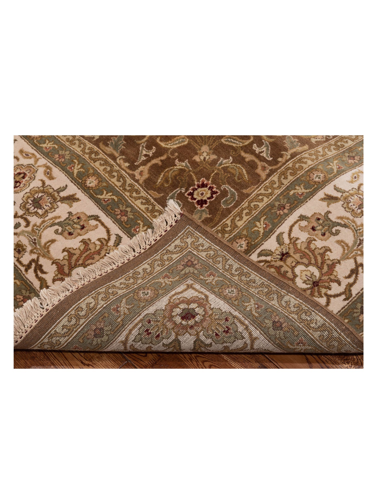 Jahan 85838 Brown Ivory 8x10.2 Hand Knotted Rug
