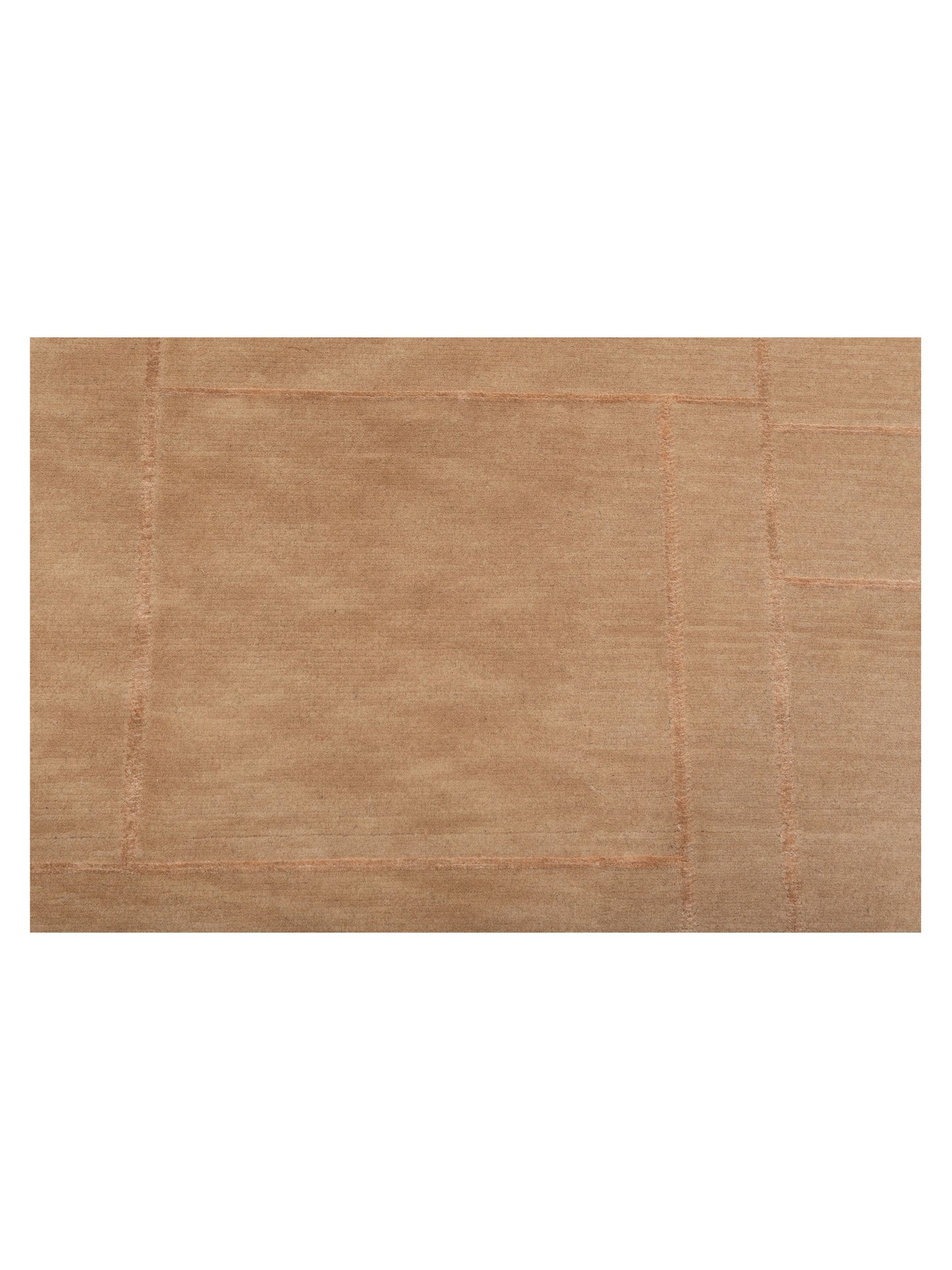 Himalayan 86011 Beige 4x6.2 Hand Knotted Rug