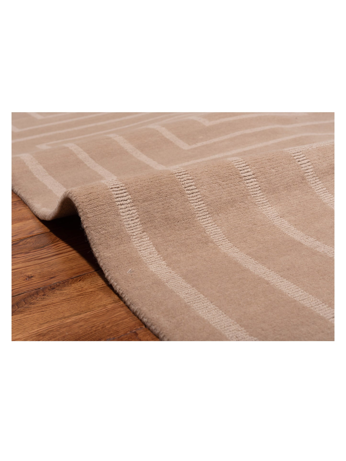 Himalayan 86143 Beige 8x9.11 Hand Knotted Rug