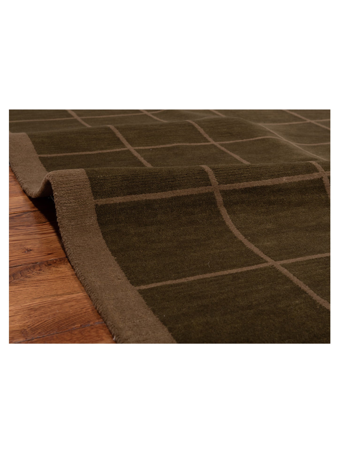 Himalayan 86146 Green 8.1x9.11 Hand Knotted Rug