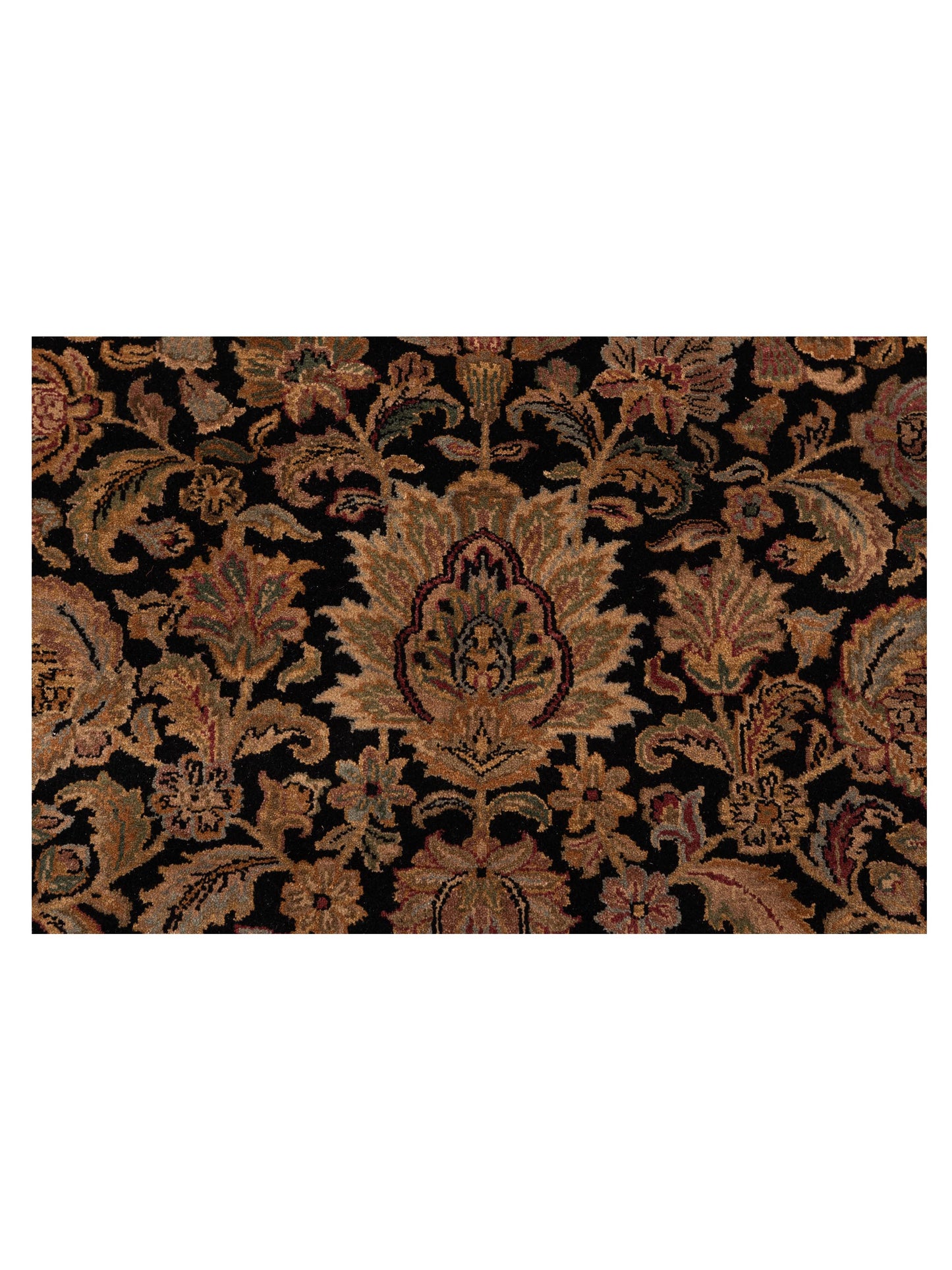 Crown 86170 Black Gold 9.3x12.2 Hand Knotted Rug