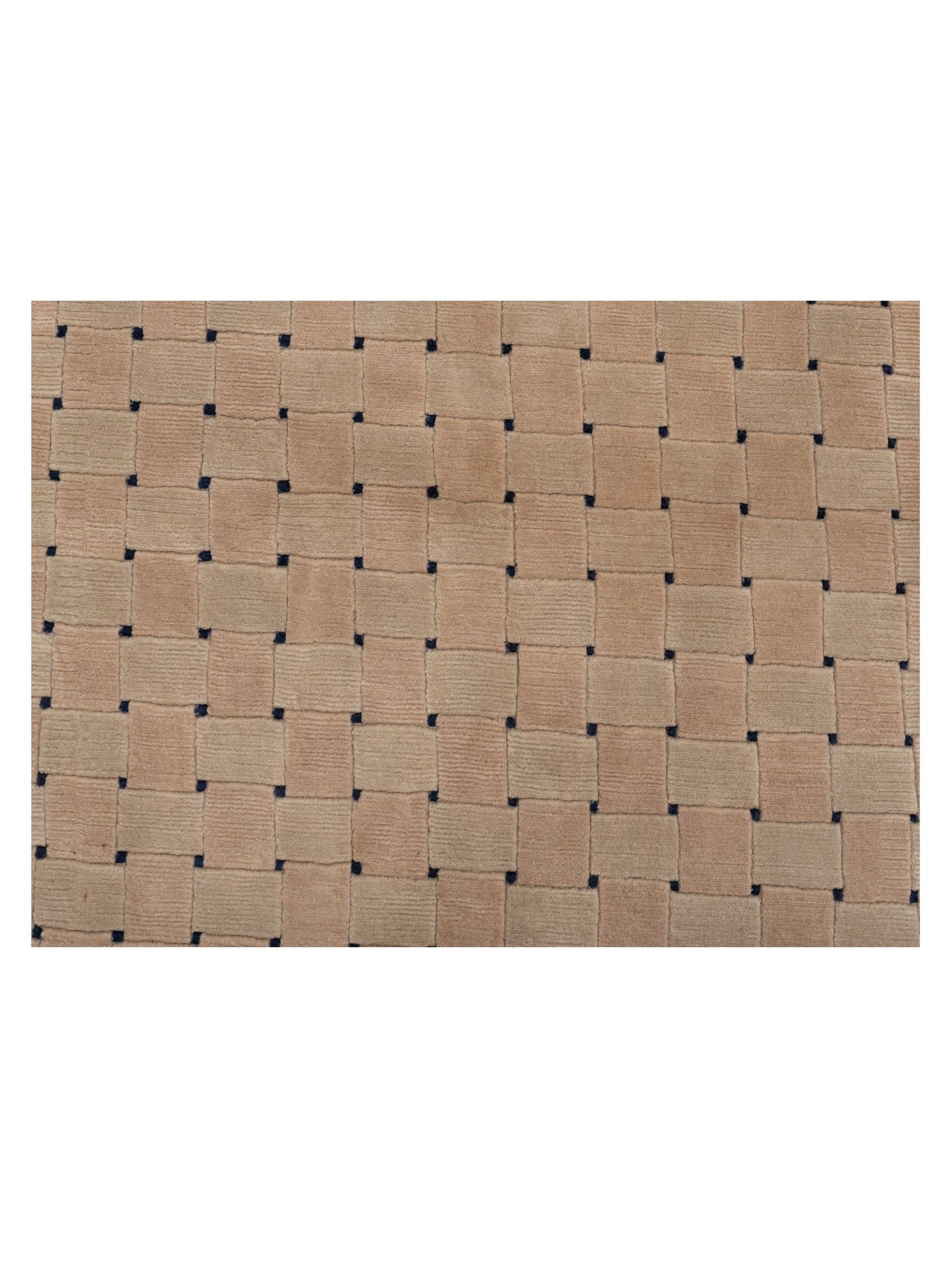 Himalayan 86651 Cream Beige 7.8x9.9 Hand Knotted Rug