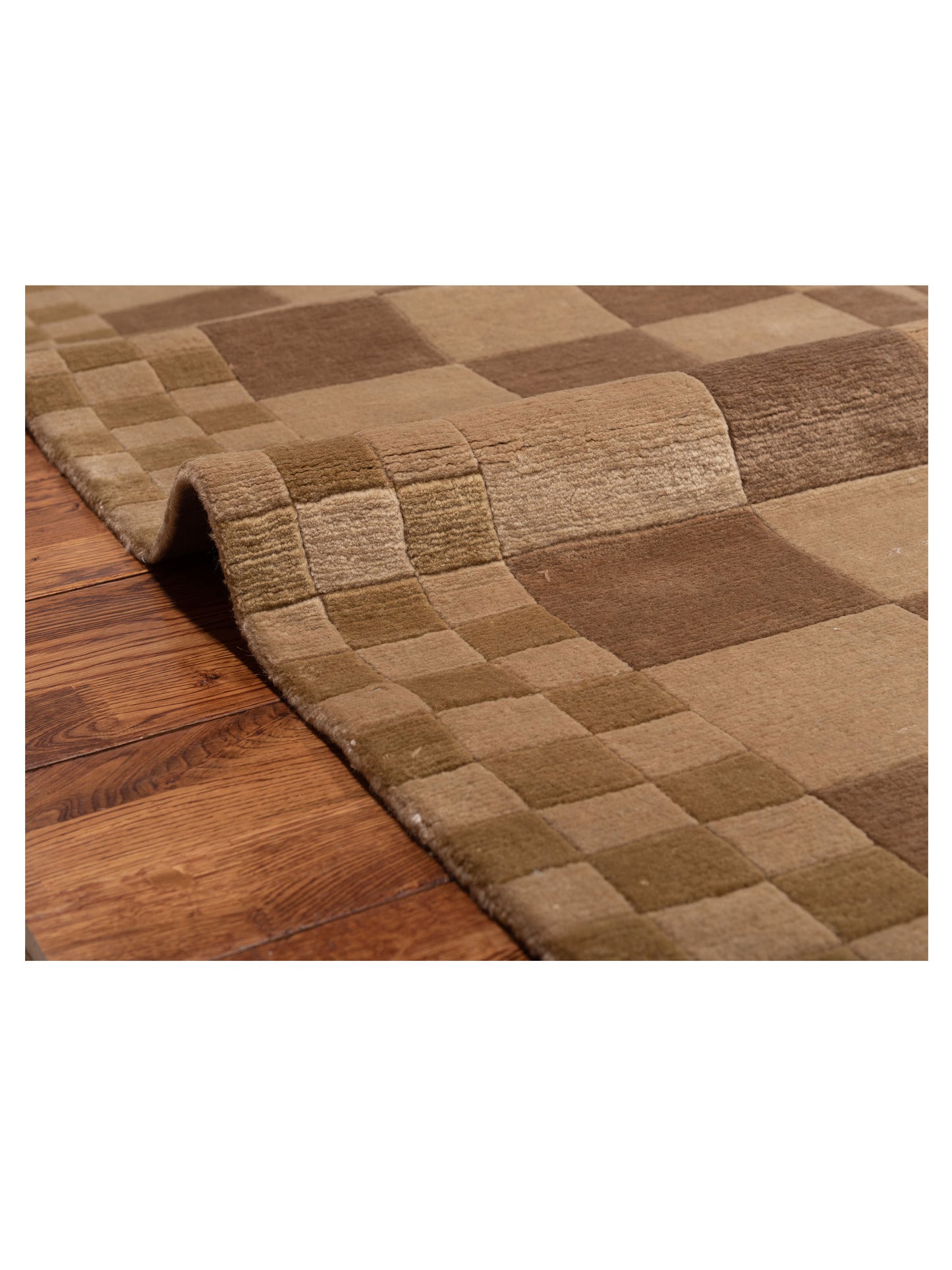 Himalayan 86656 Beige Brown 4.11x7.3 Hand Knotted Rug