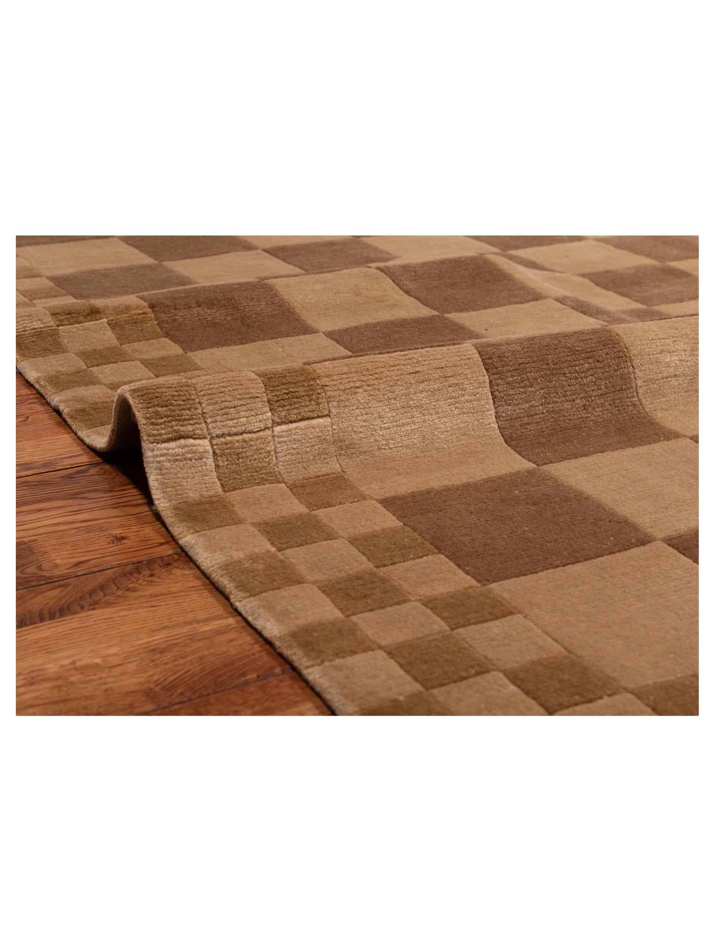 Himalayan 86658 Beige Brown 5.1x7.9 Hand Knotted Rug