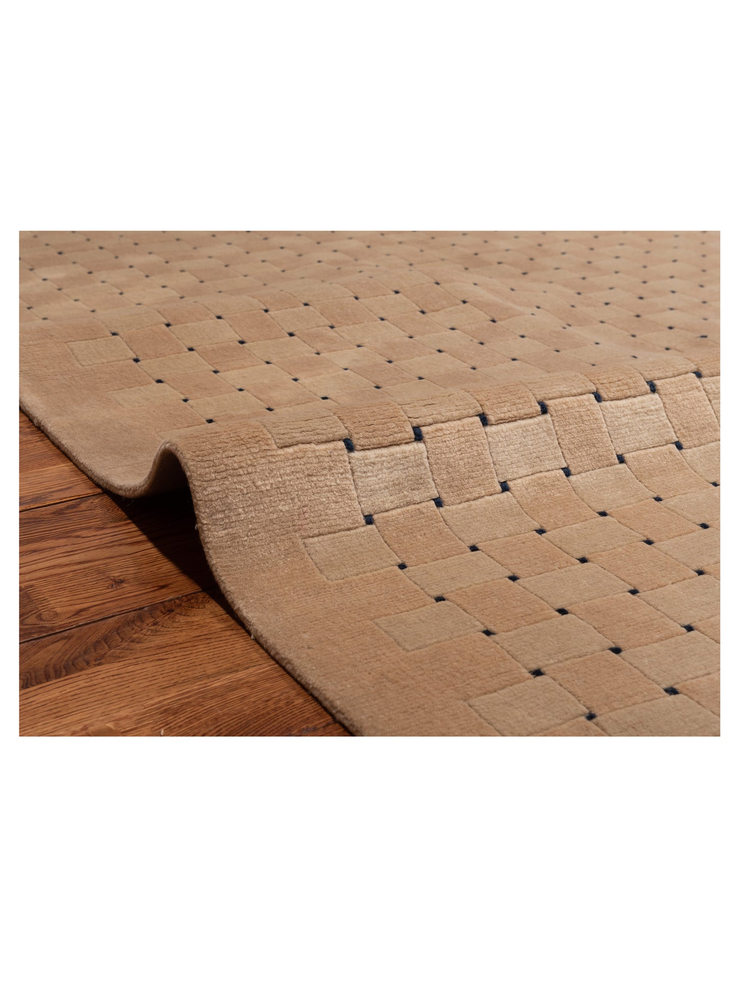 Himalayan 86660 Beige 6x9 Hand Knotted Rug