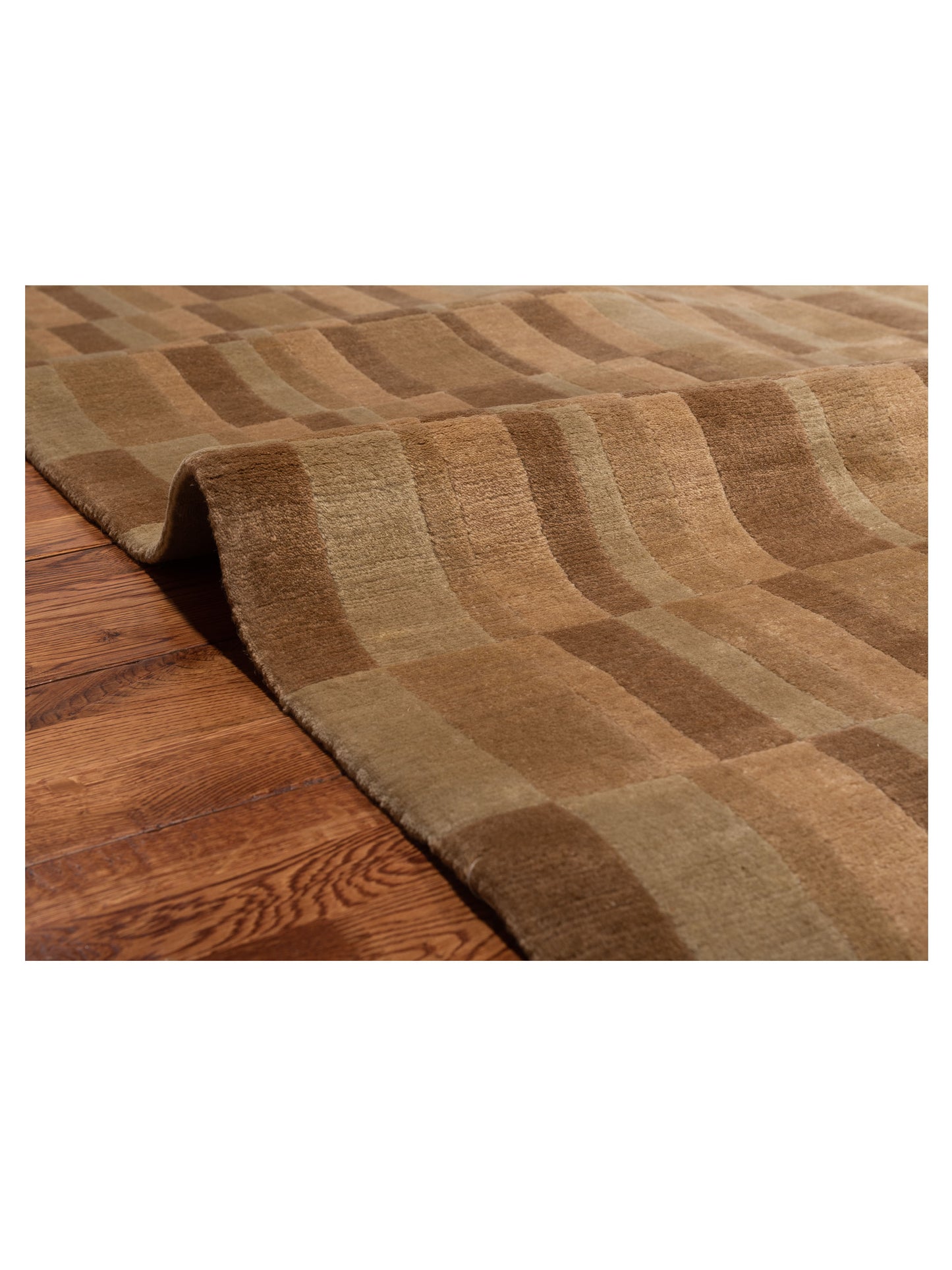 Himalayan 86662 Brown 5x7.7 Hand Knotted Rug