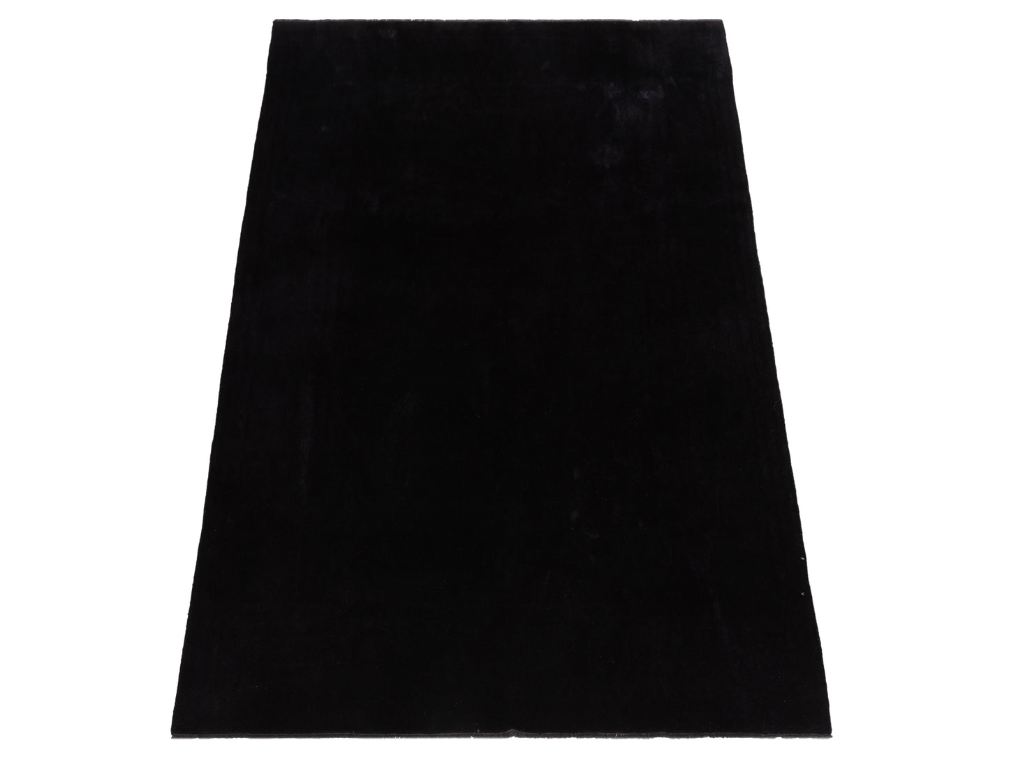 Vintage 86705 Black 8.1x9.11 Hand Knotted Rug