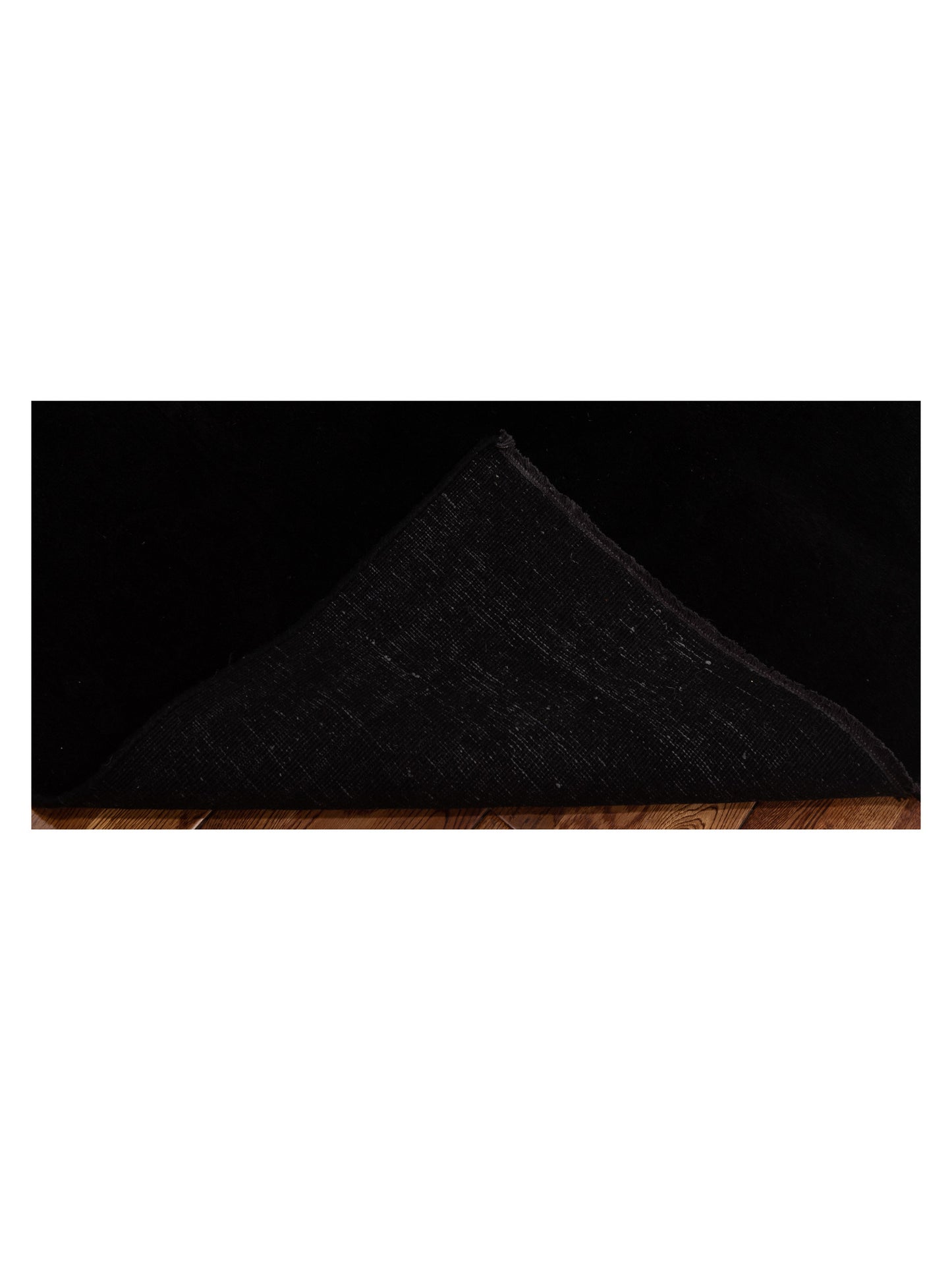 Vintage 86705 Black 8.1x9.11 Hand Knotted Rug