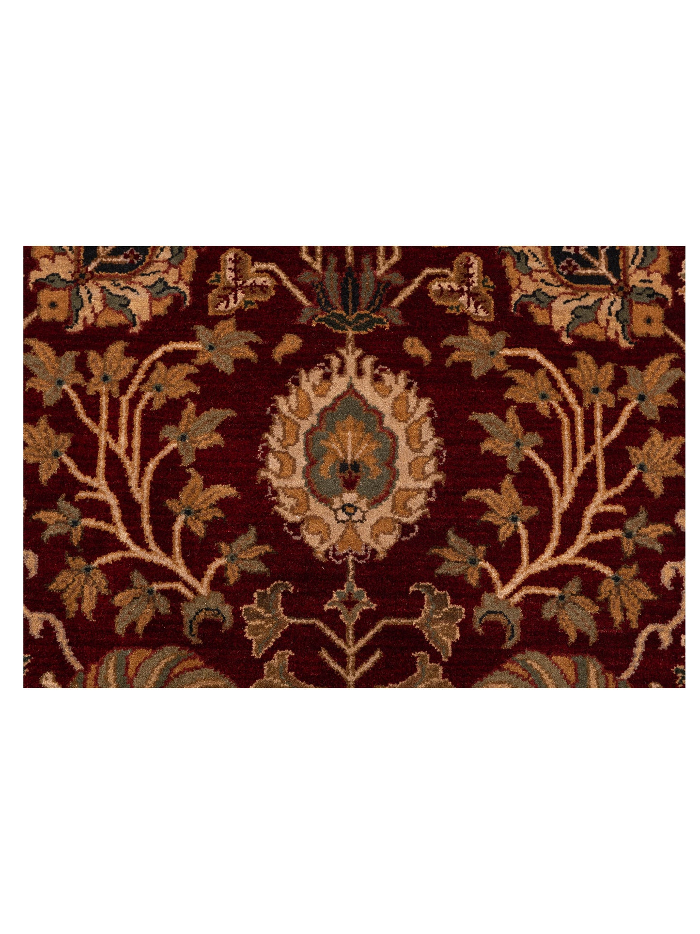 Jahan 87543 Red Cream 9.3x12.3 Hand Knotted Rug