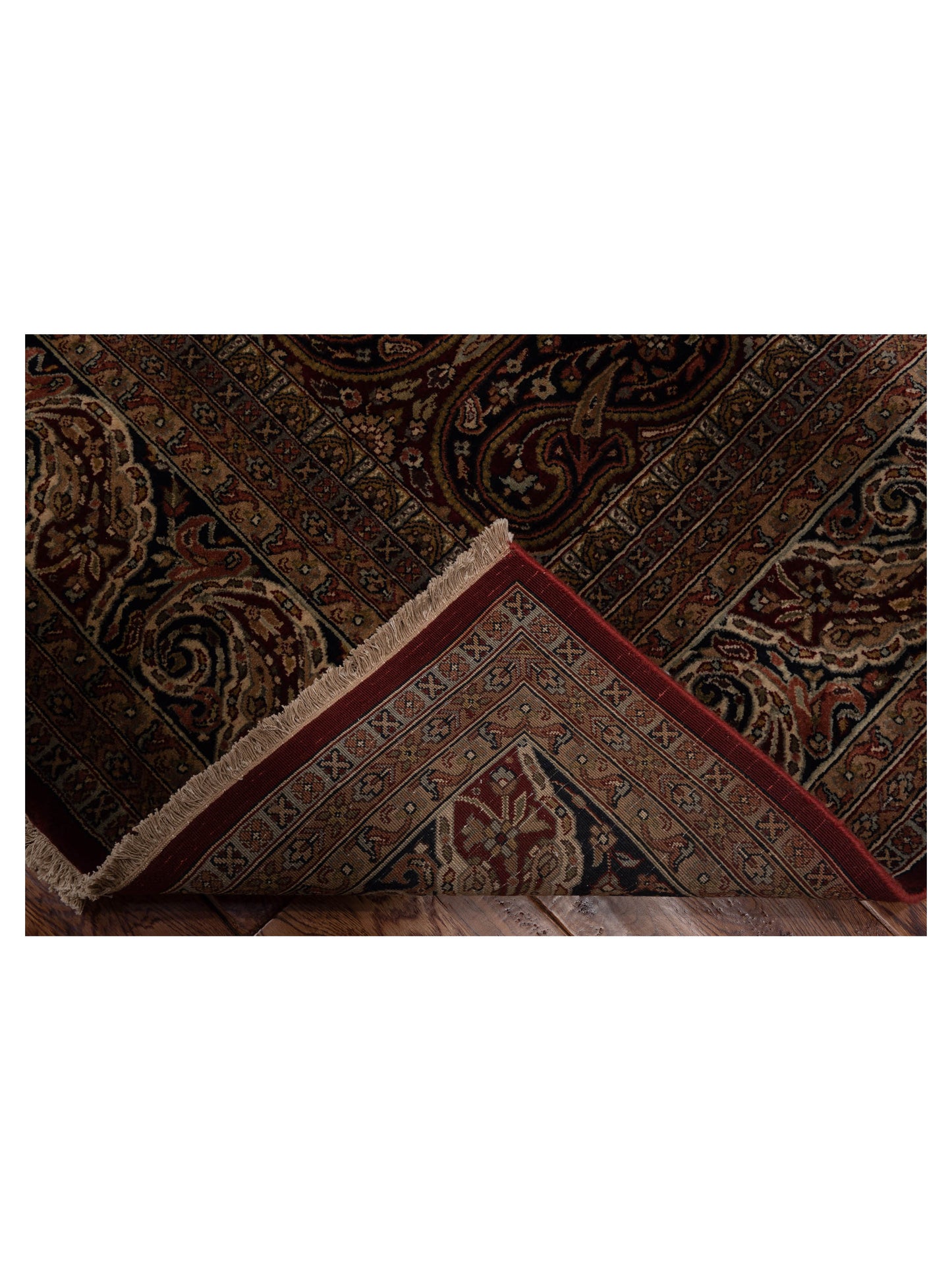 Crown 88355 Red Navy 8.2x10.3 Hand Knotted Rug