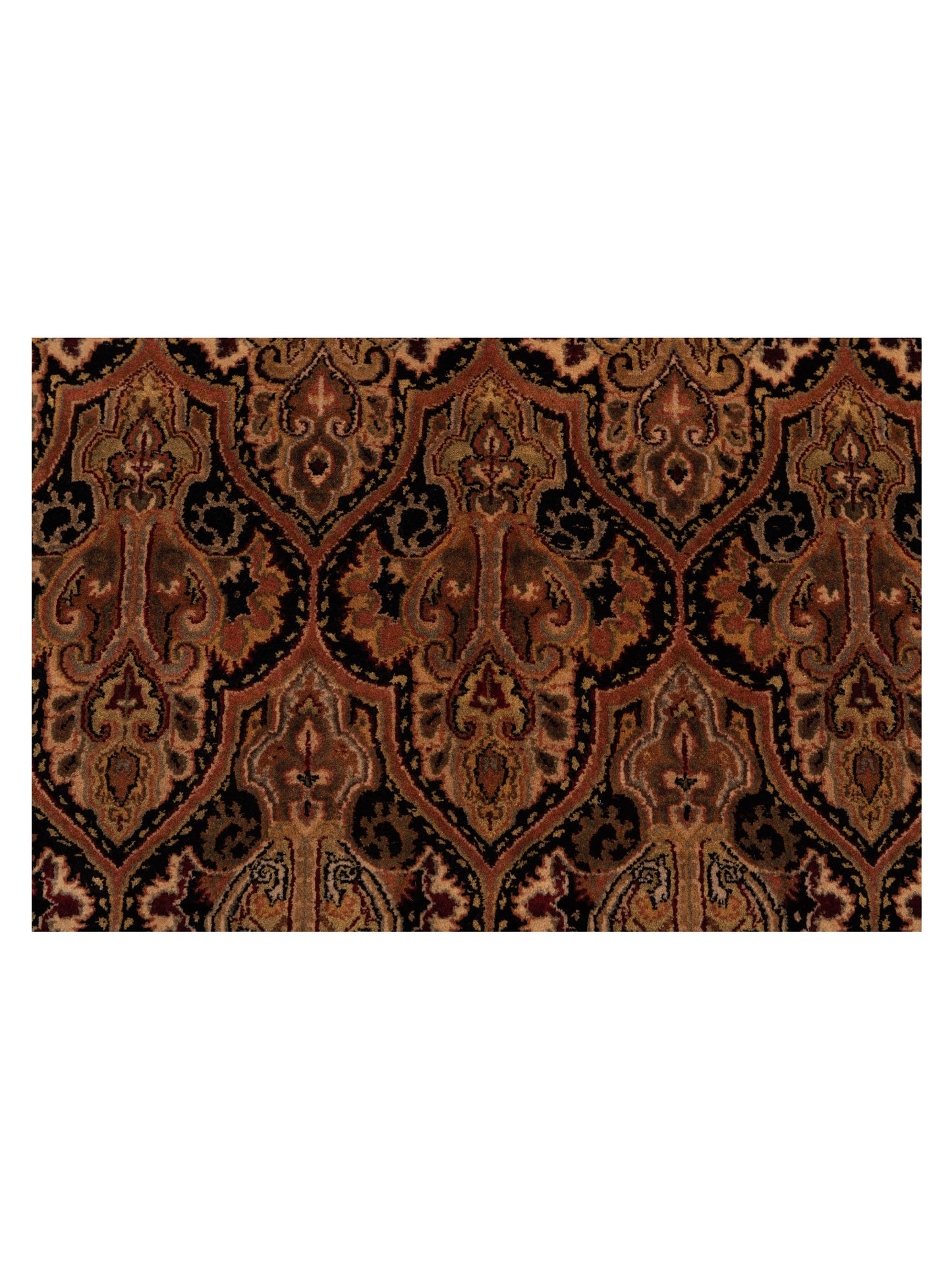 Crown 88361 Black Ivory 8.8x11.7 Hand Knotted Rug