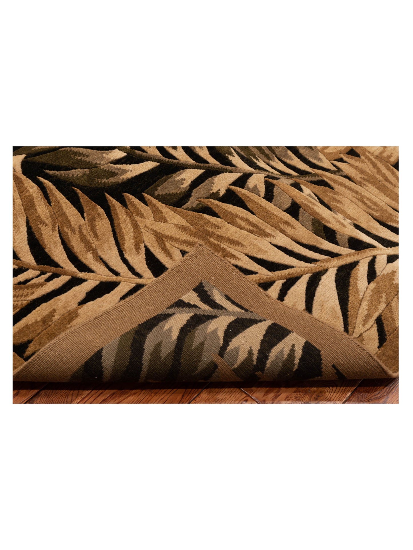 Himalayan 88389 Teal Green Teal Green 9x11.9 Hand Knotted Rug