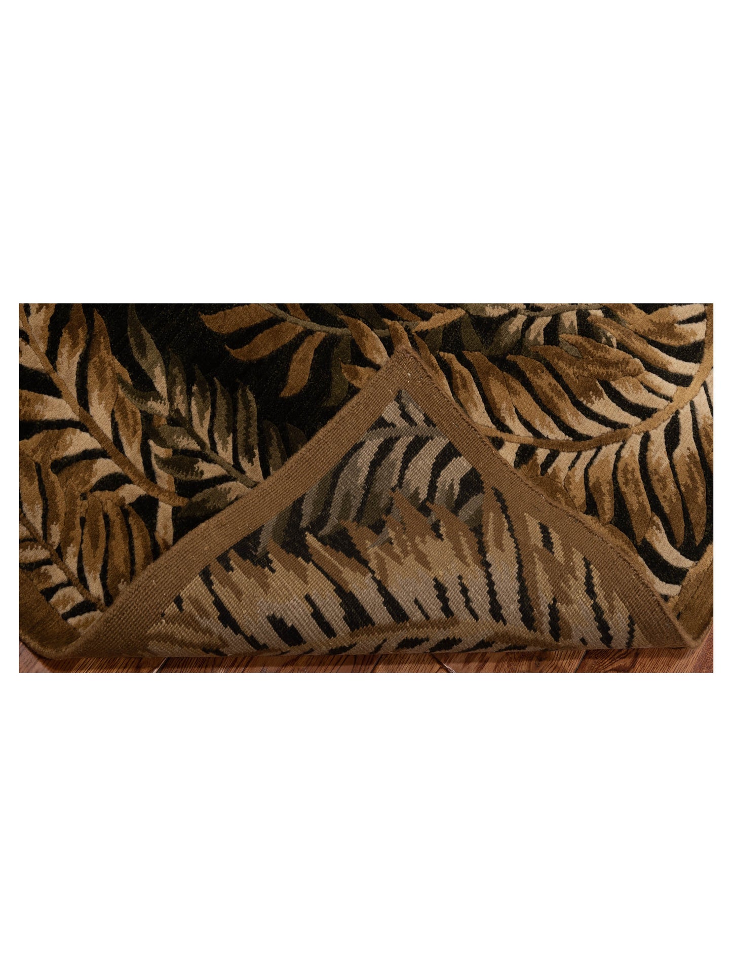 Himalayan 88392 Green Brown 5.1x7.11 Hand Knotted Rug