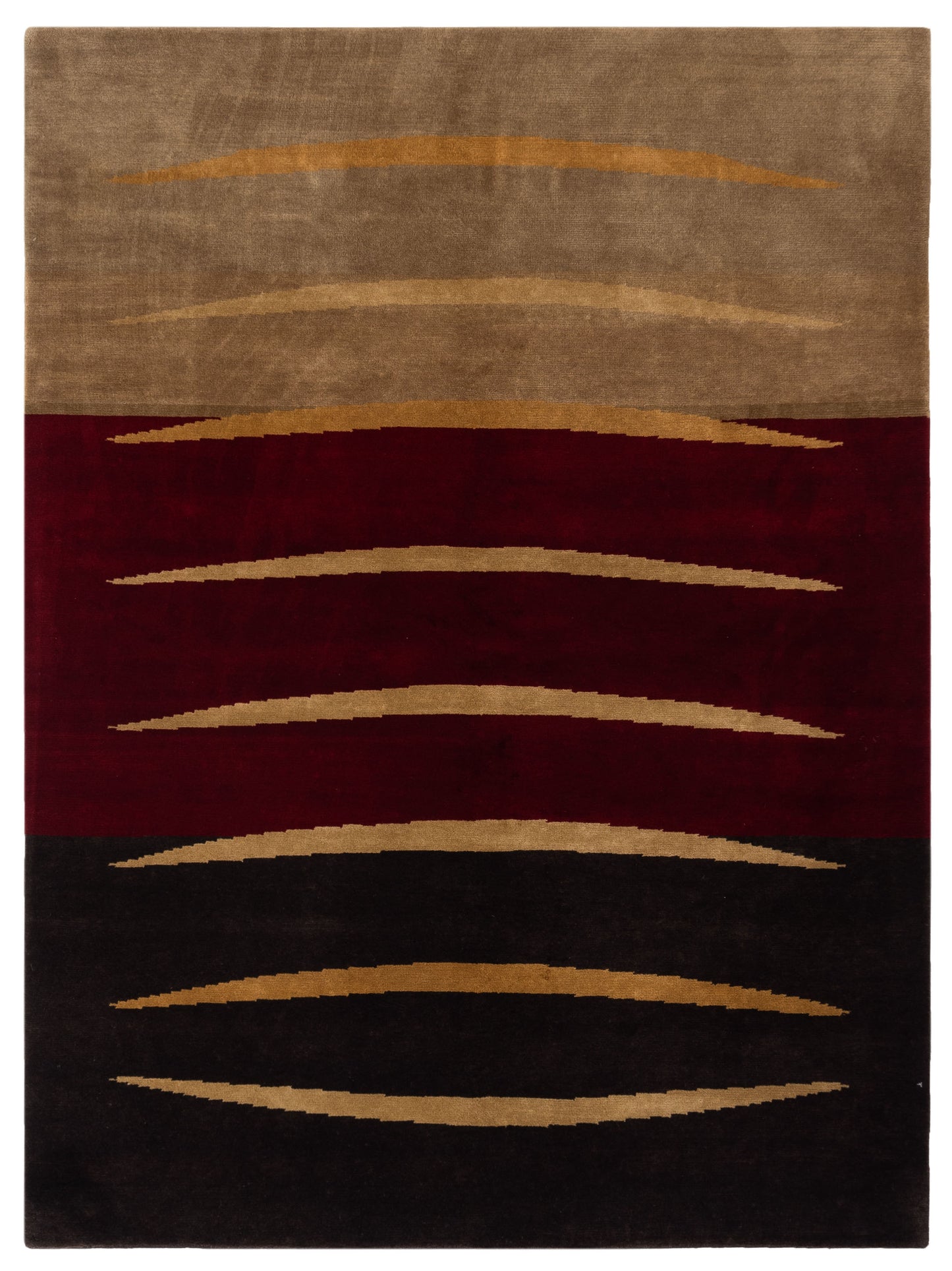 Siena Himalayan Red Brown Contemporary