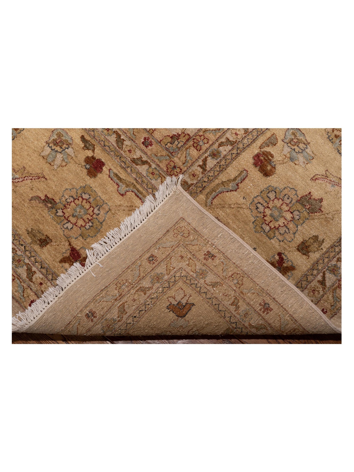 Ghazani 88669 Ivory Gold 11.9x18.3 Hand Knotted Rug