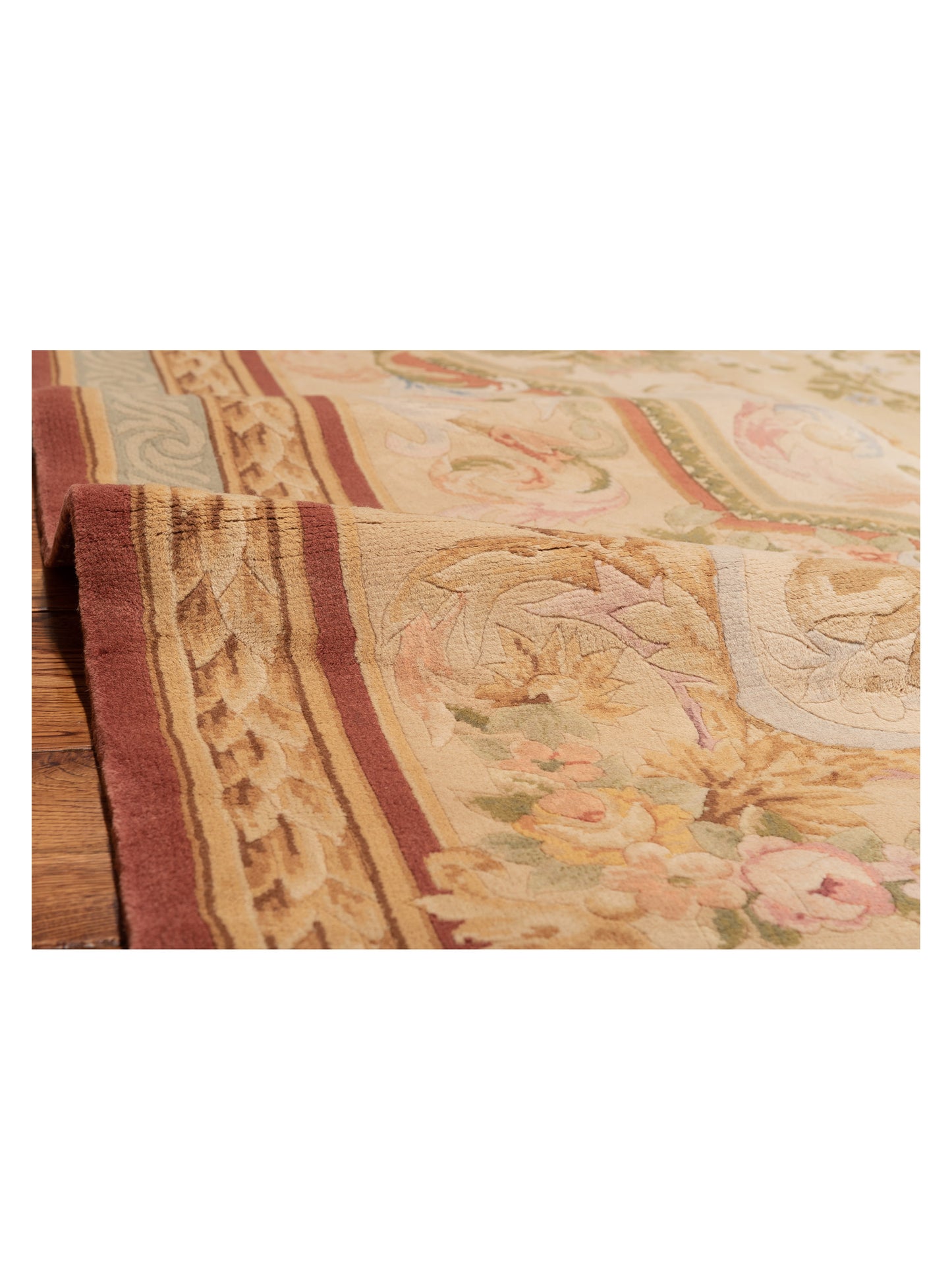 Savannorie 89830 Ivory Rust 8x10 Hand Knotted Rug