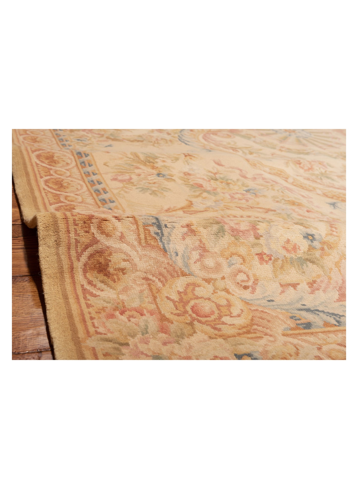 Savannorie 89832 Cream Cream 8x10 Hand Knotted Rug