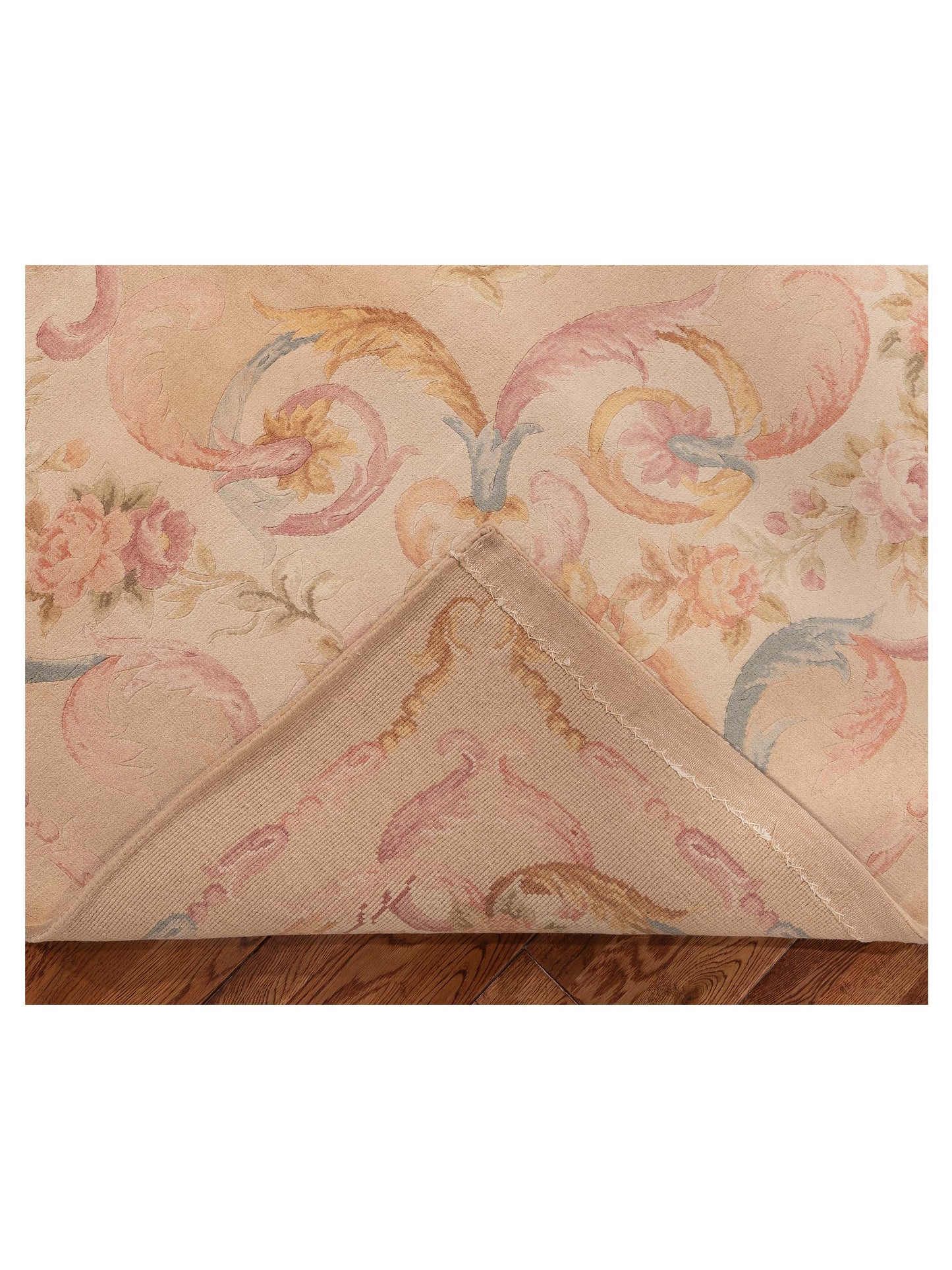 Savannorie 89837 Cream Cream 10x14 Hand Knotted Rug
