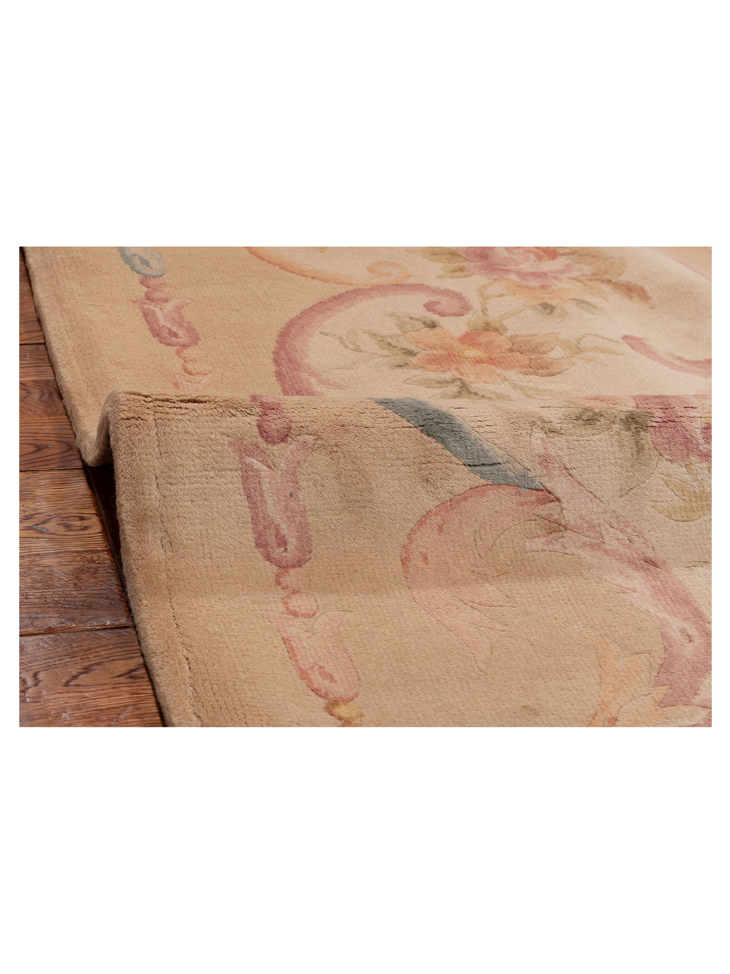 Savannorie 89837 Cream Cream 10x14 Hand Knotted Rug