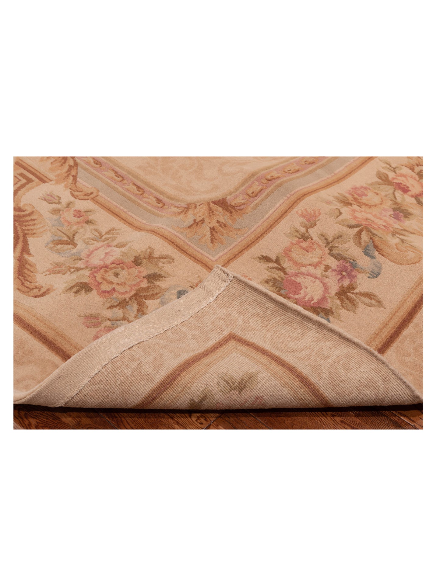 Savannorie 89842 Ivory Ivory 9x12 Hand Knotted Rug