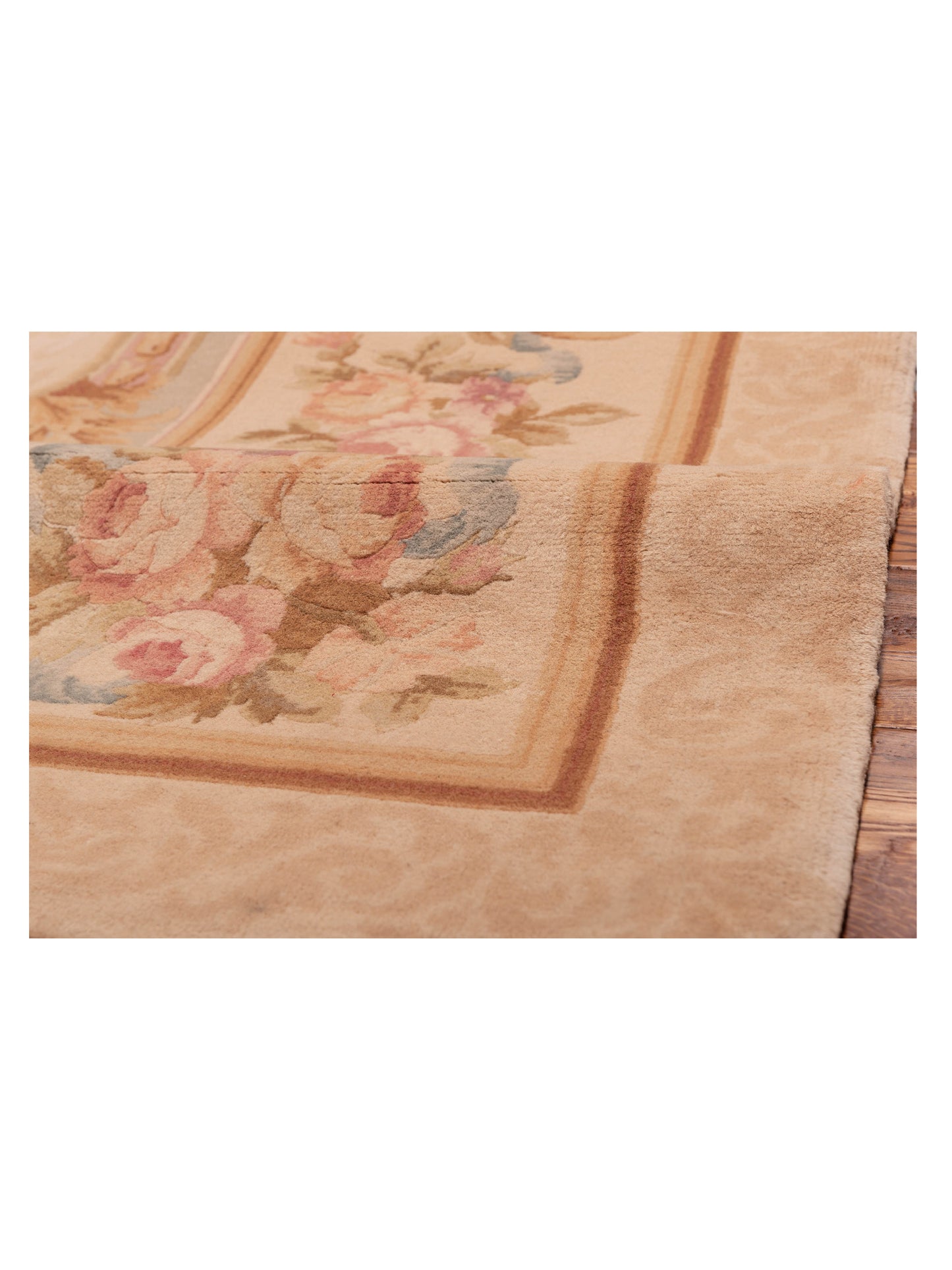 Savannorie 89842 Ivory Ivory 9x12 Hand Knotted Rug