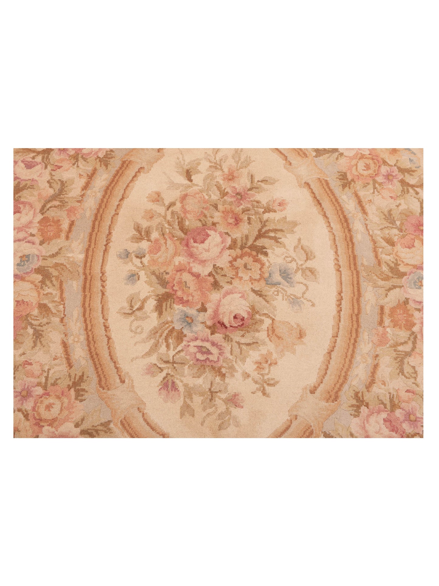 Savannorie 89842 Ivory Ivory 9x12 Hand Knotted Rug