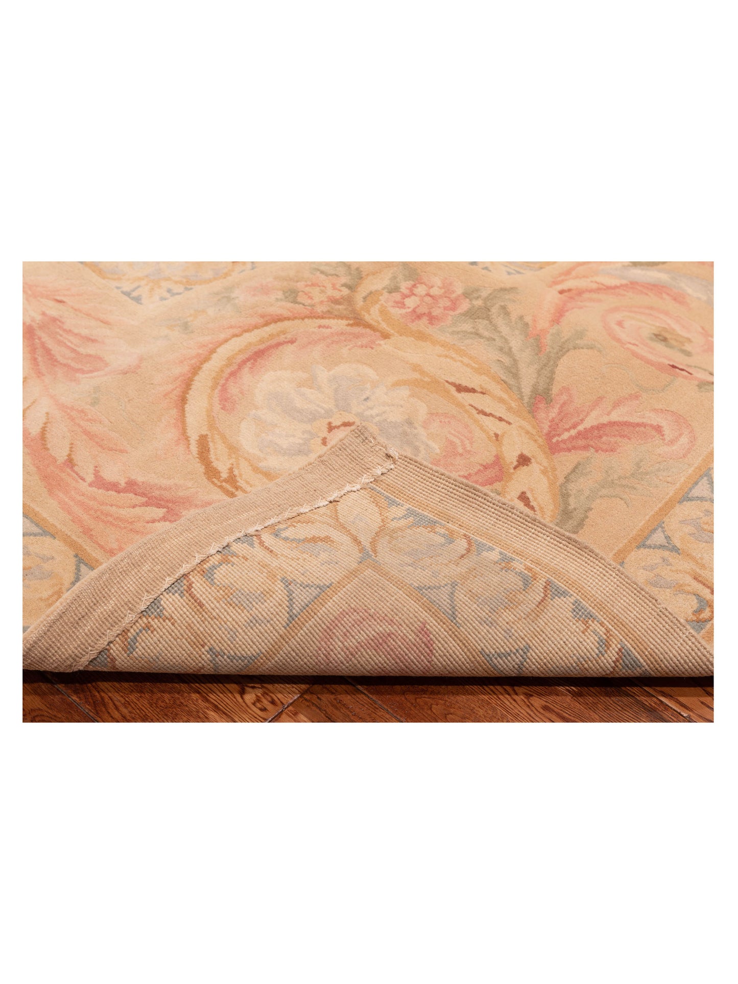 Savannorie 89847 Ivory Beige 8.10x11.9 Hand Knotted Rug